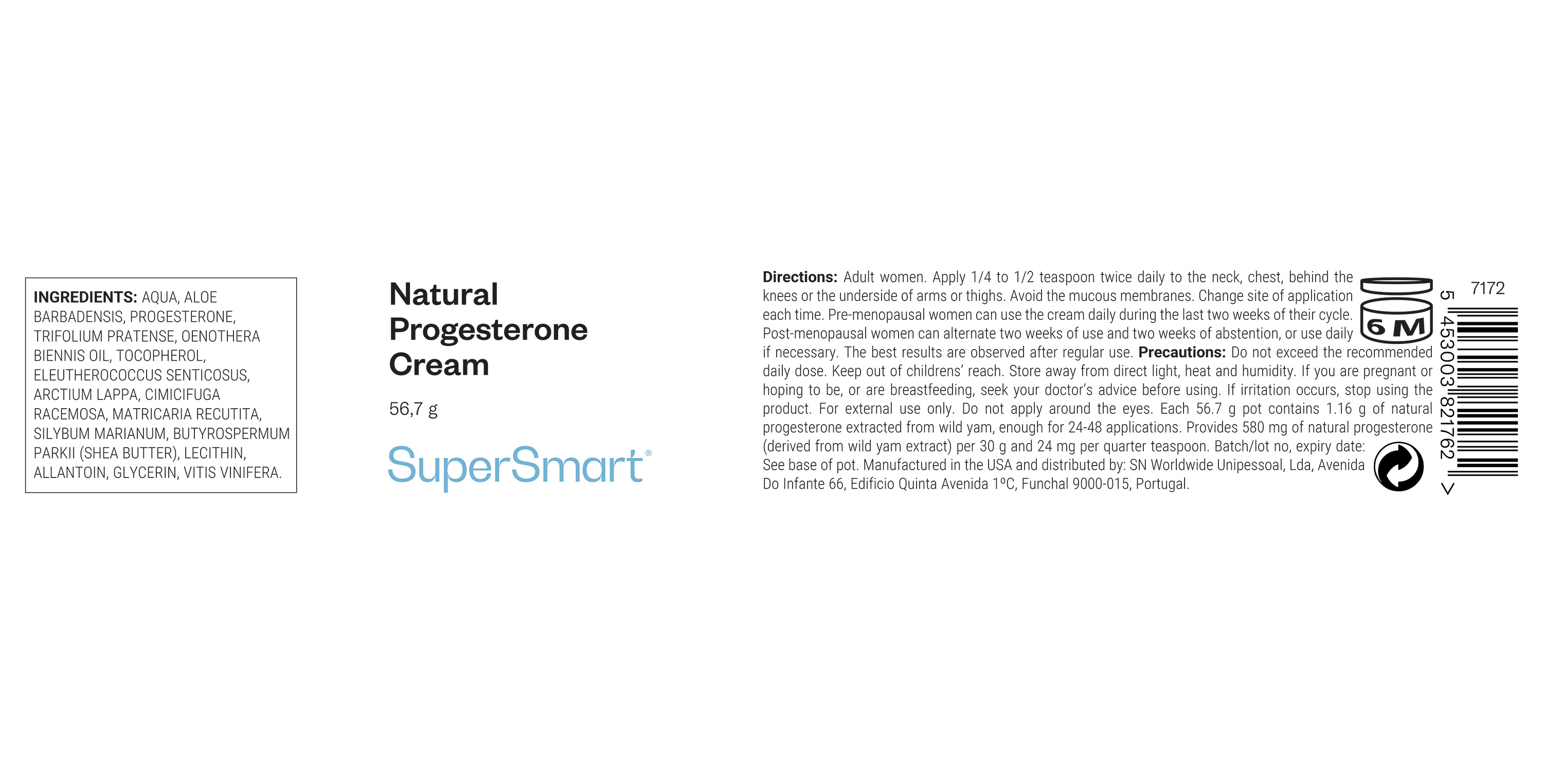 Crema al progesterone naturale