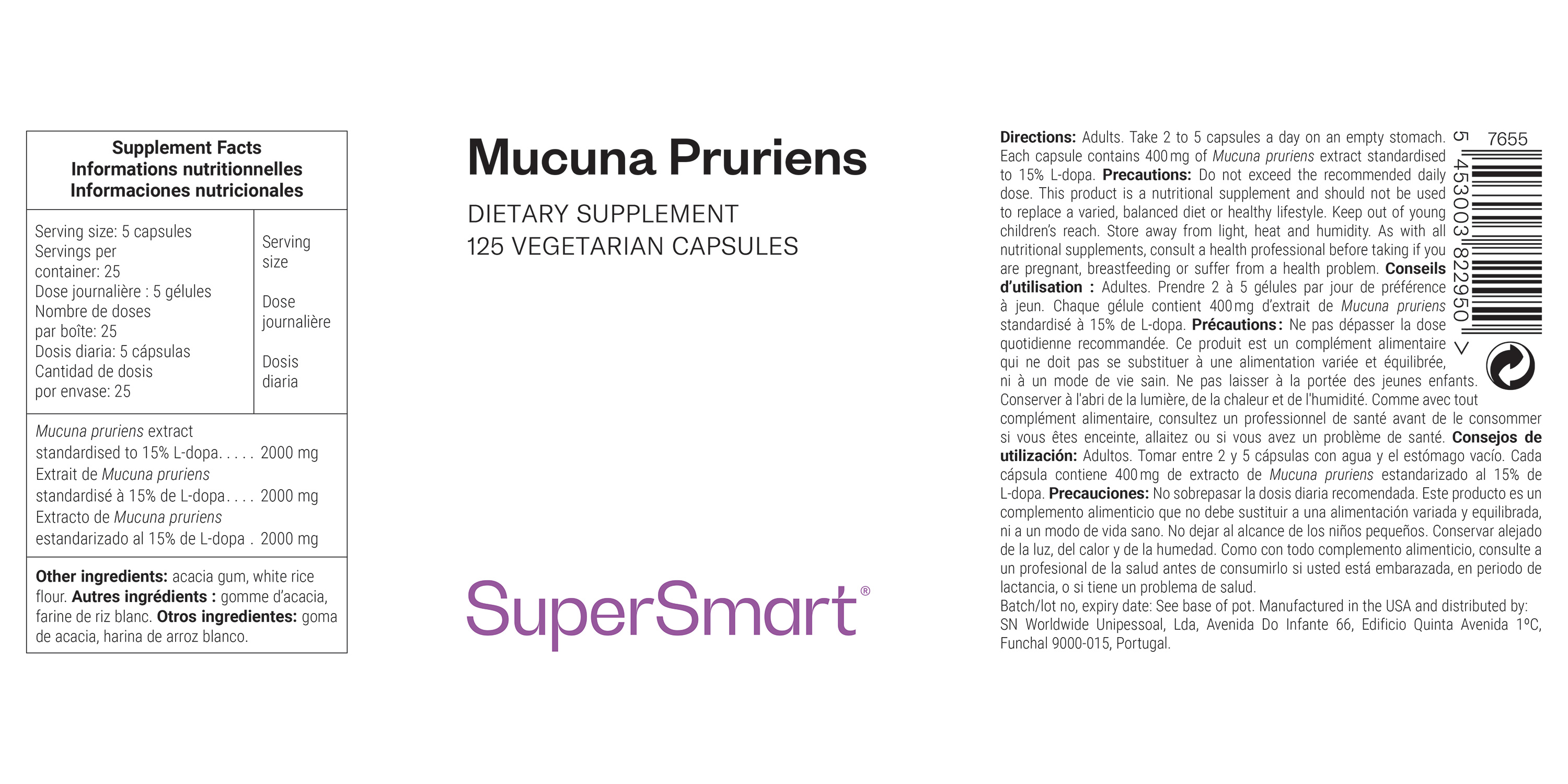 Supplement van Mucuna pruriens tegen Parkinson