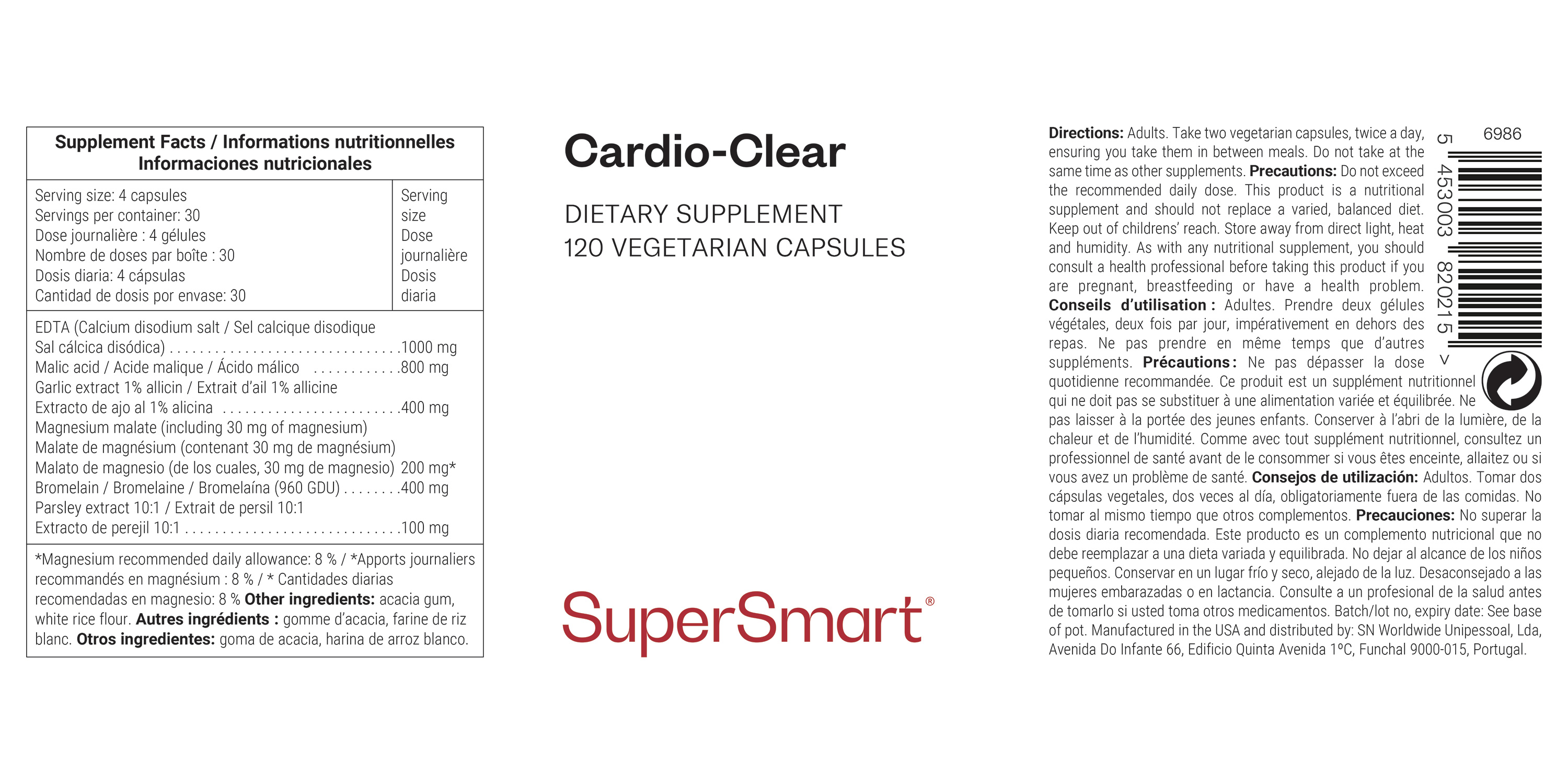 Cardio-Clear Supplement