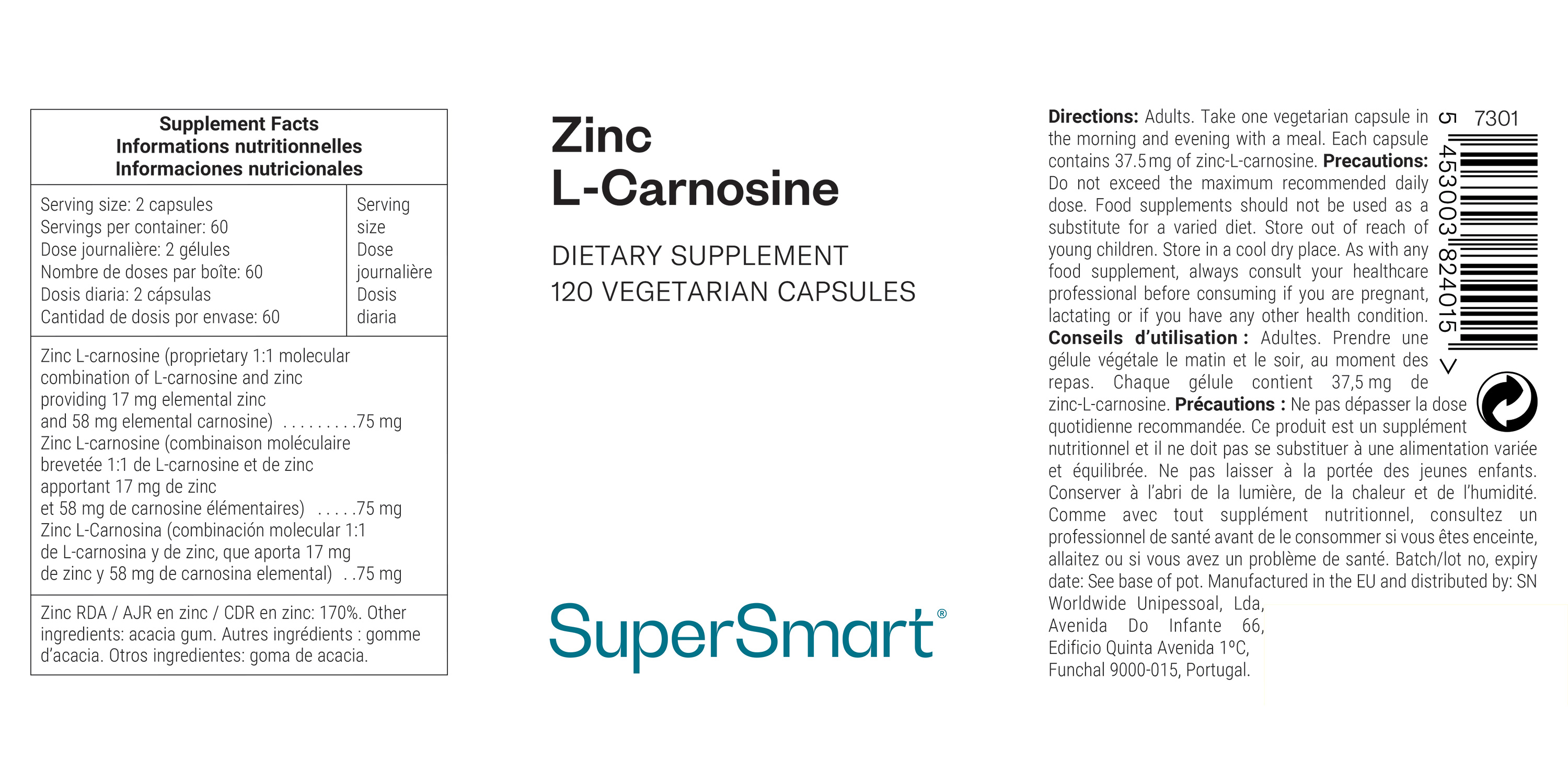 Zinc L-carnosine Supplement