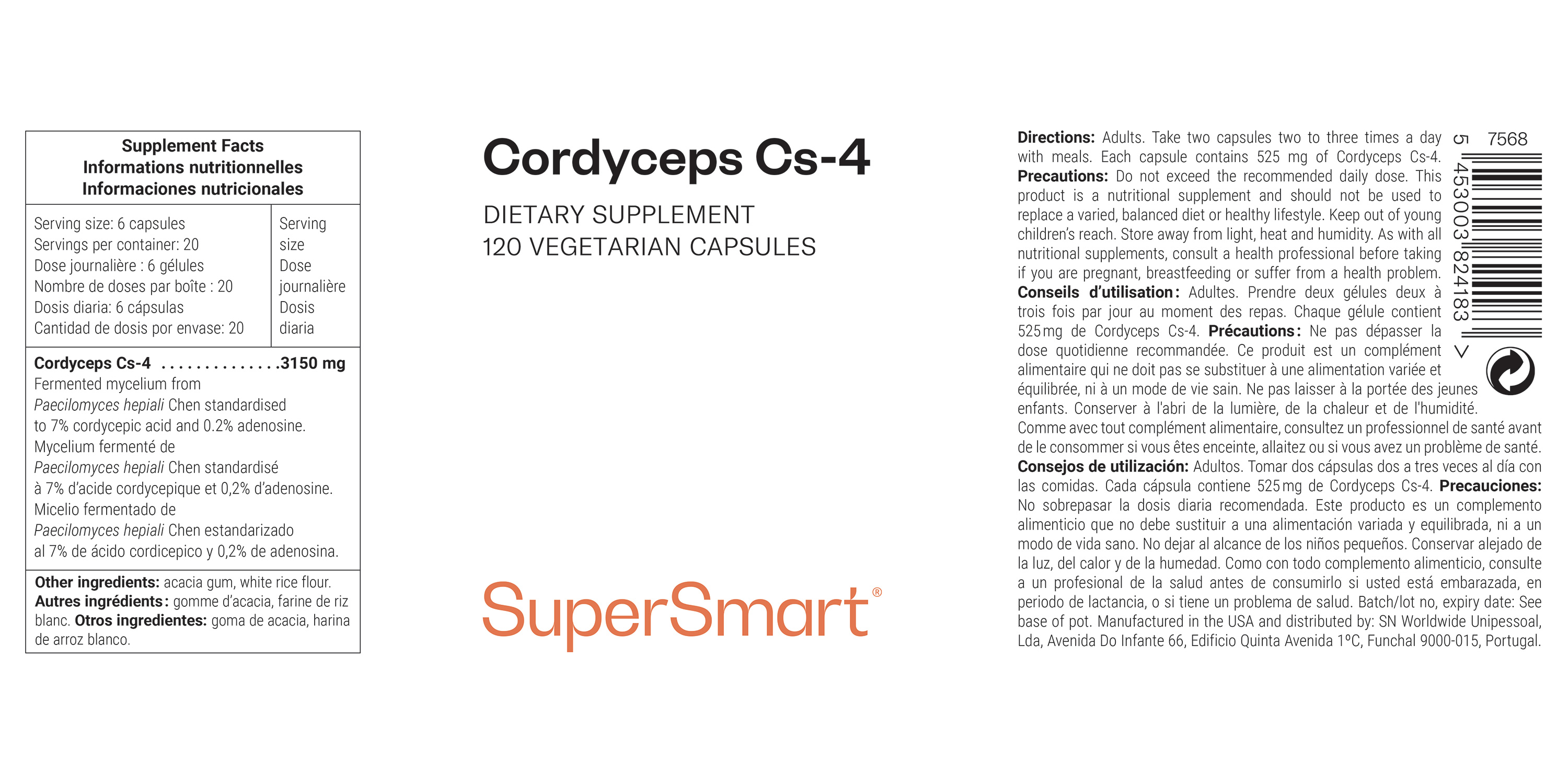 Cordyceps Cs-4 Supplement