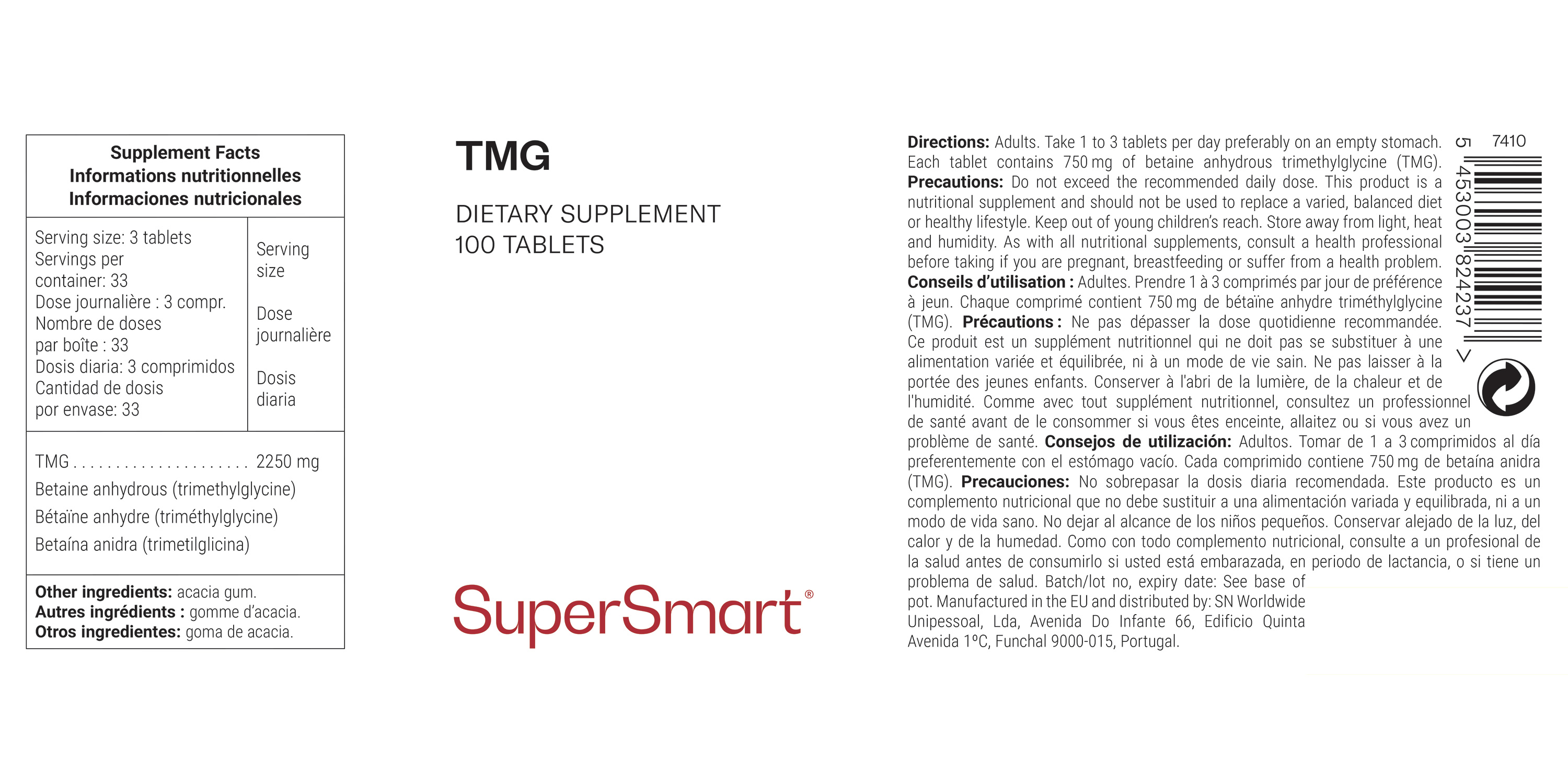 TMG Supplement