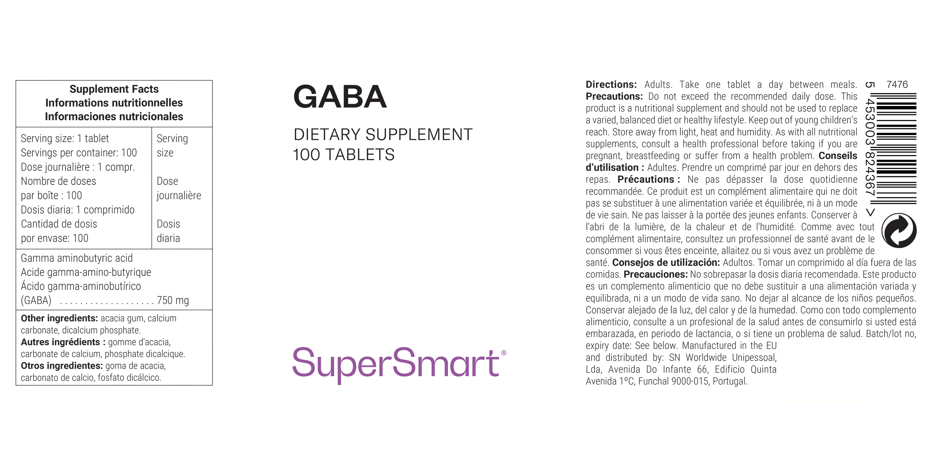 Neurotransmisor antiestrés (GABA)