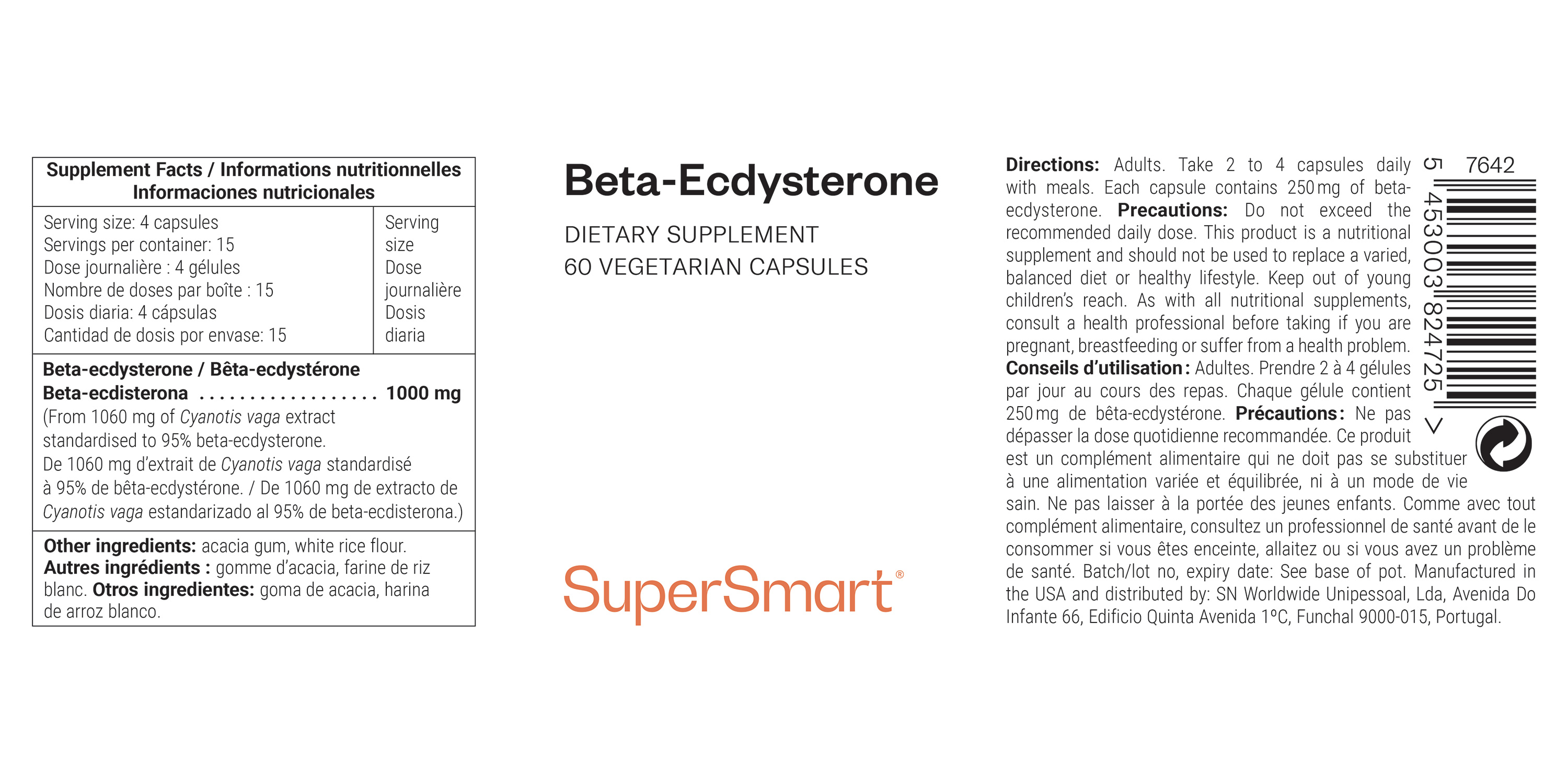 Beta-Ecdysterone 265 mg