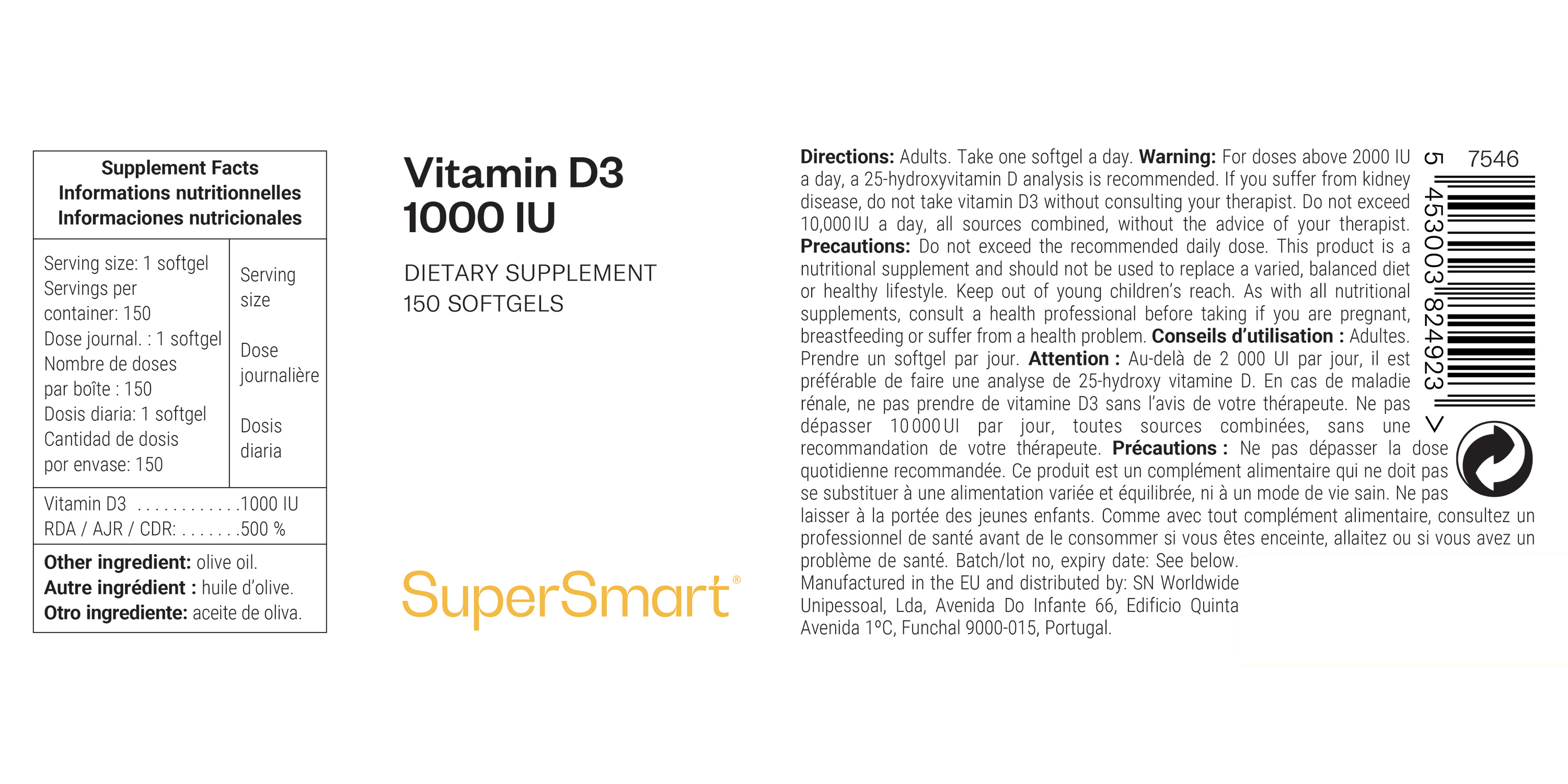 Vitamin D3 Supplement