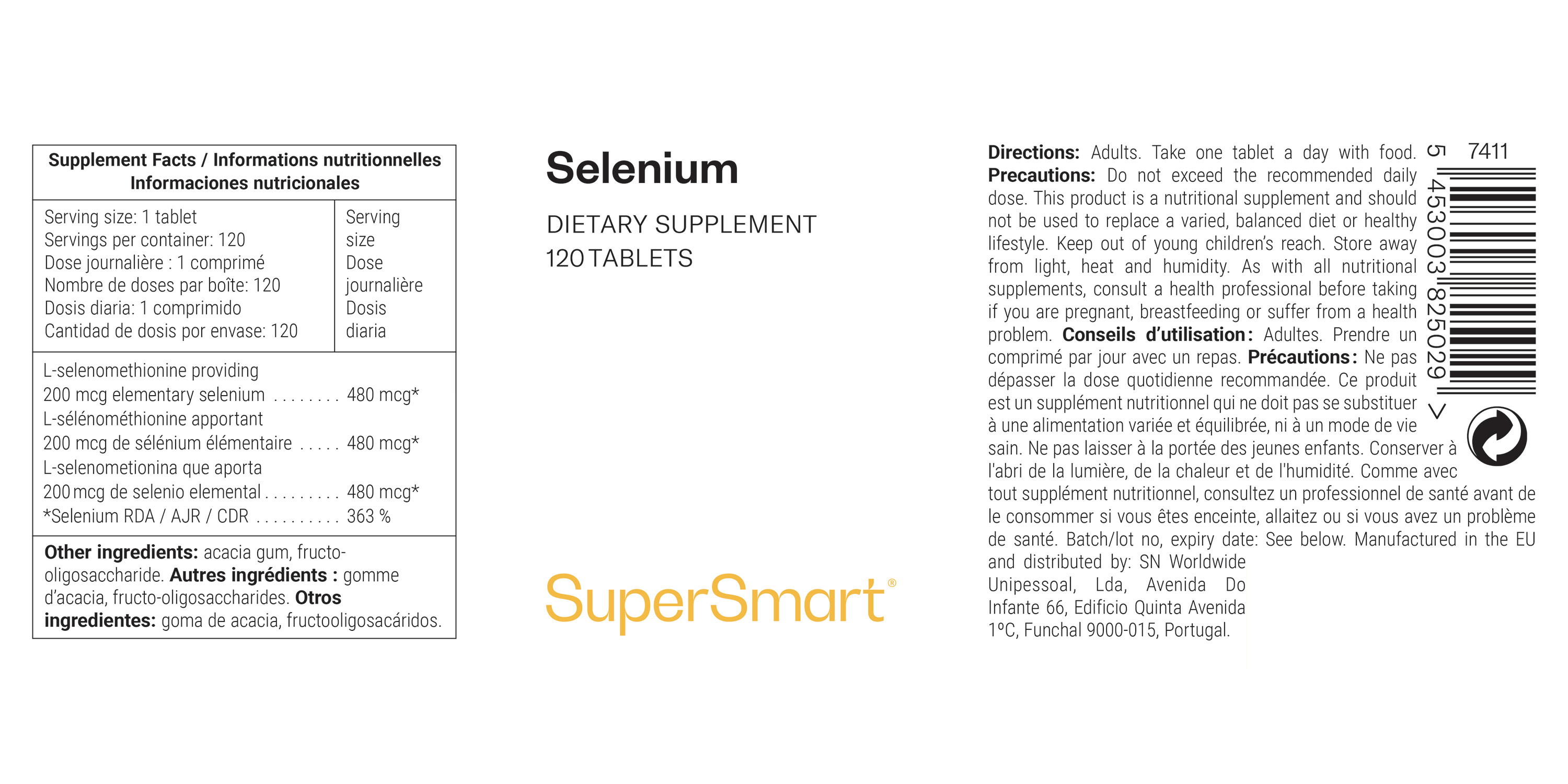 L-selenomethionine Supplement