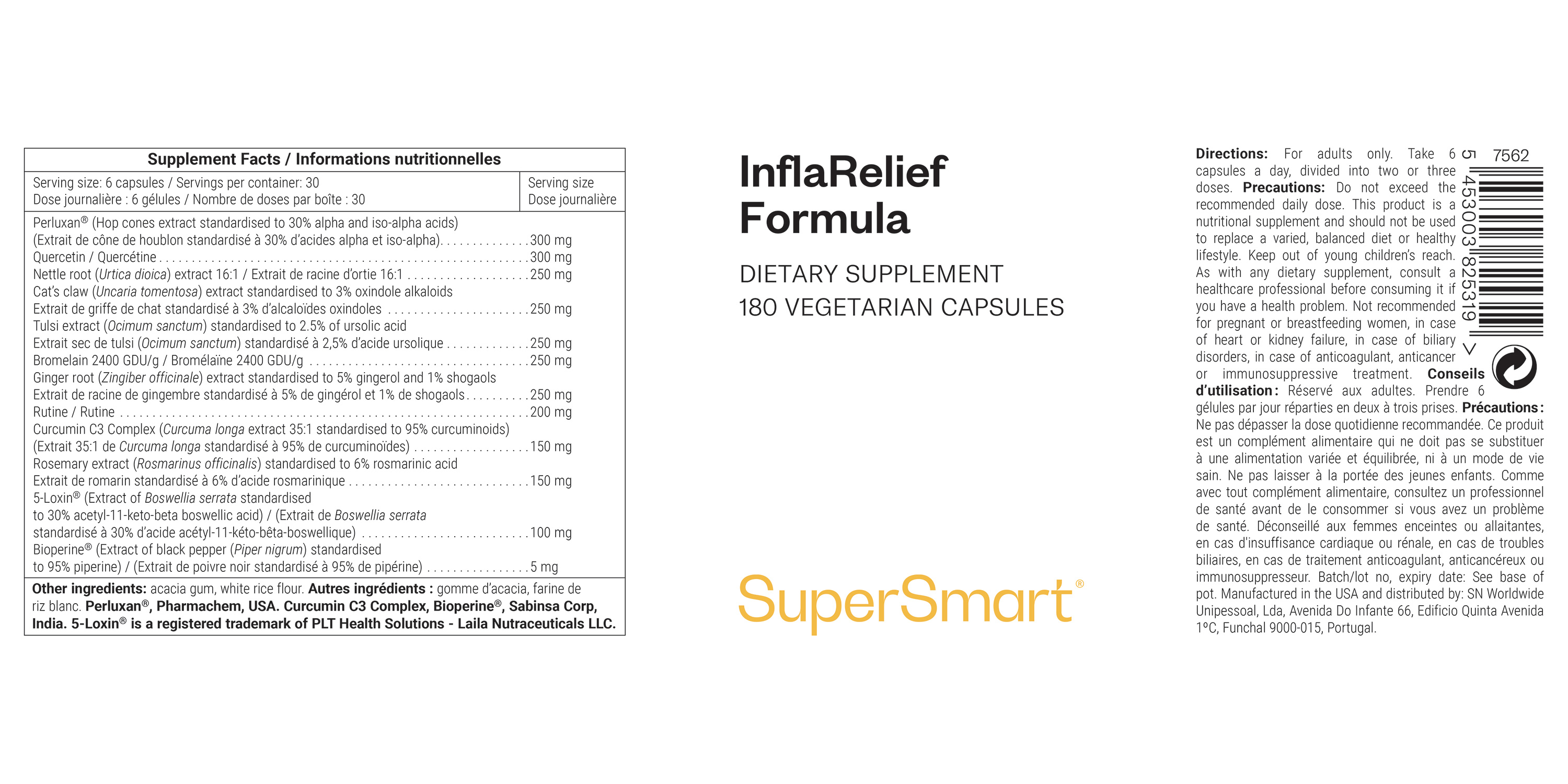 Complemento Alimenticio InflaRelief Formula