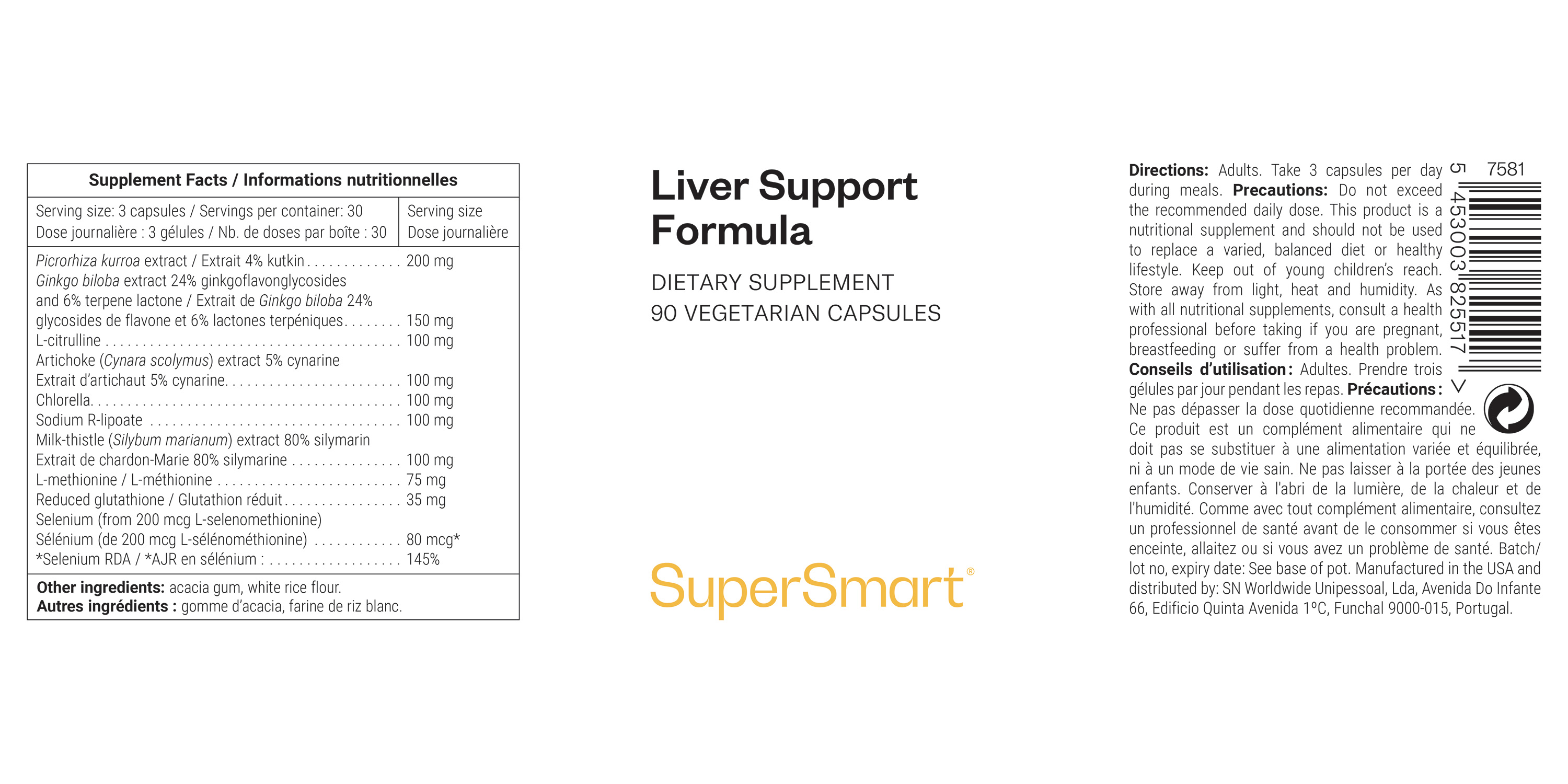 Liver Support Formula Supplement