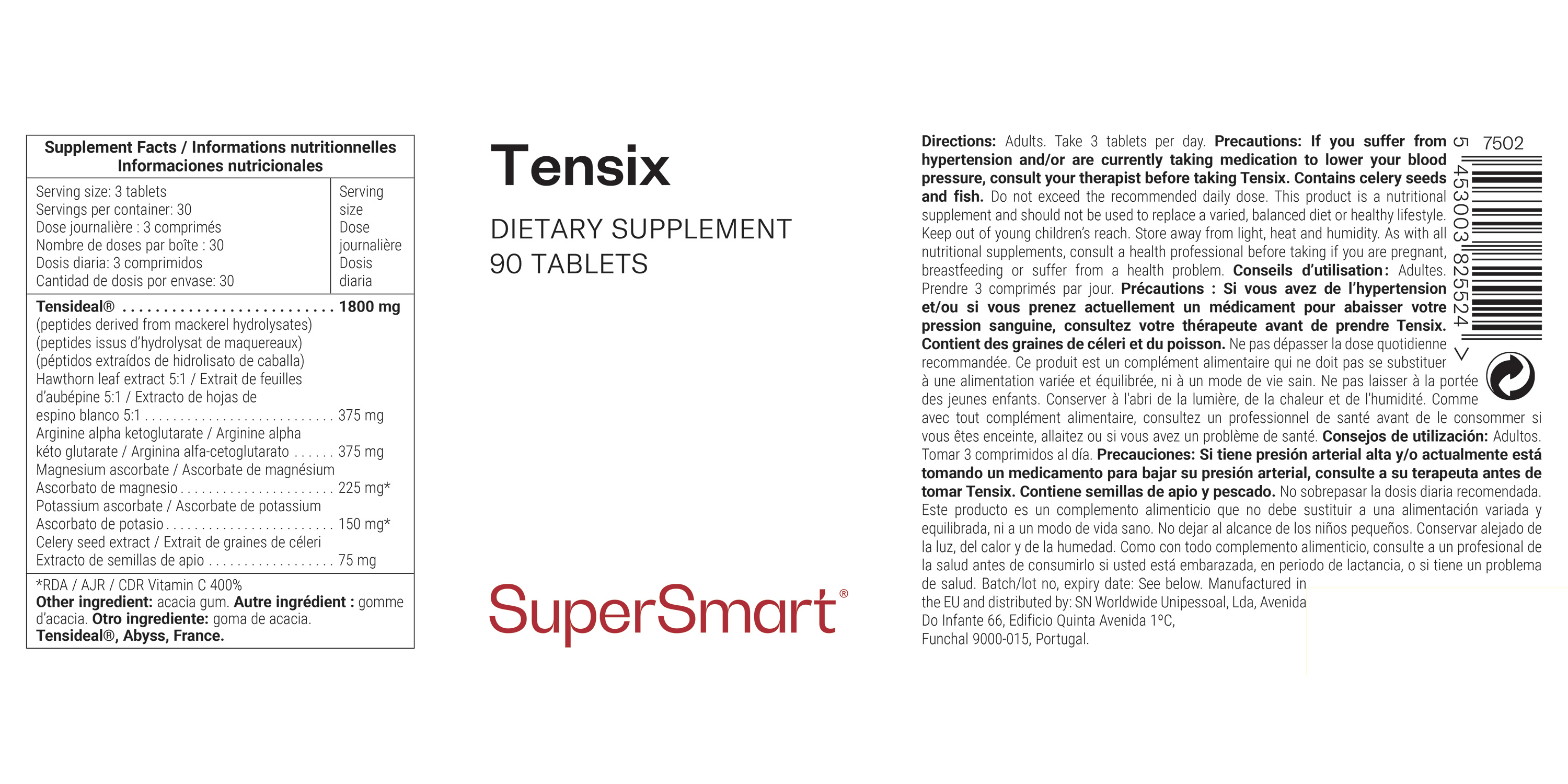 Complemento Alimenticio Tensix