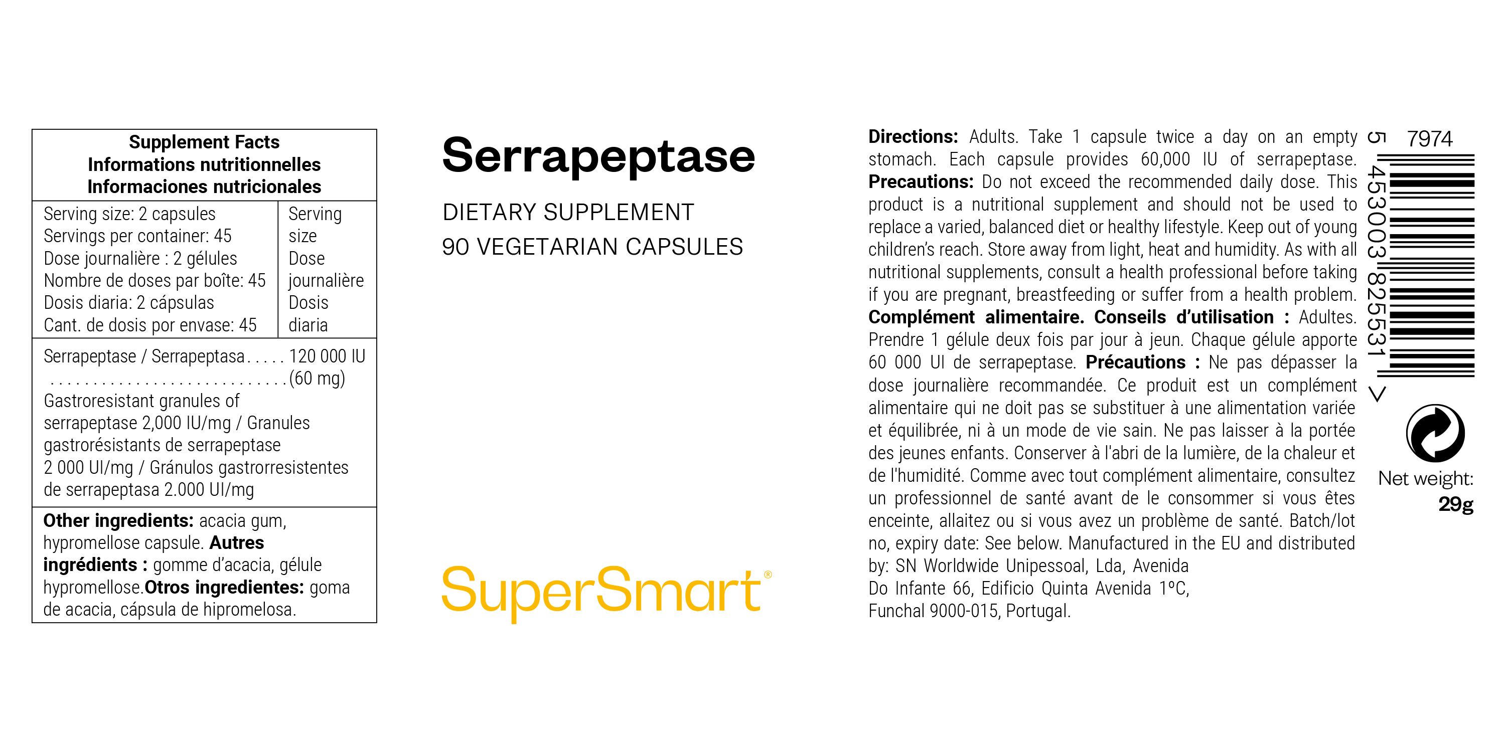 Serrapeptase Supplement