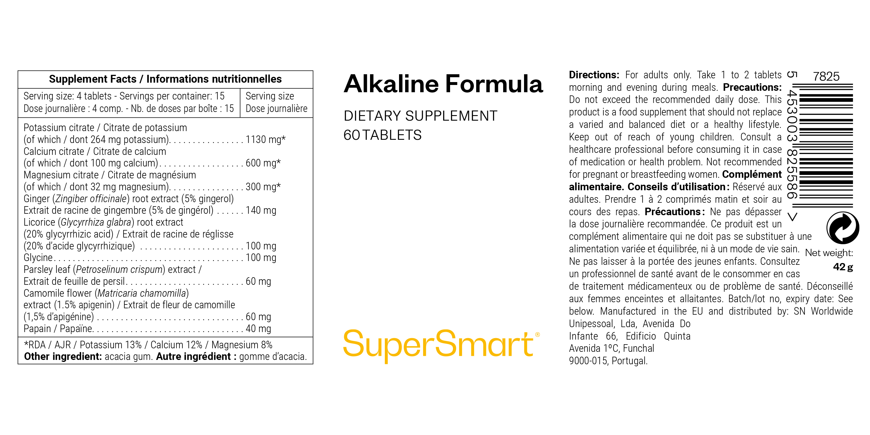 Alkaline Formula Supplement