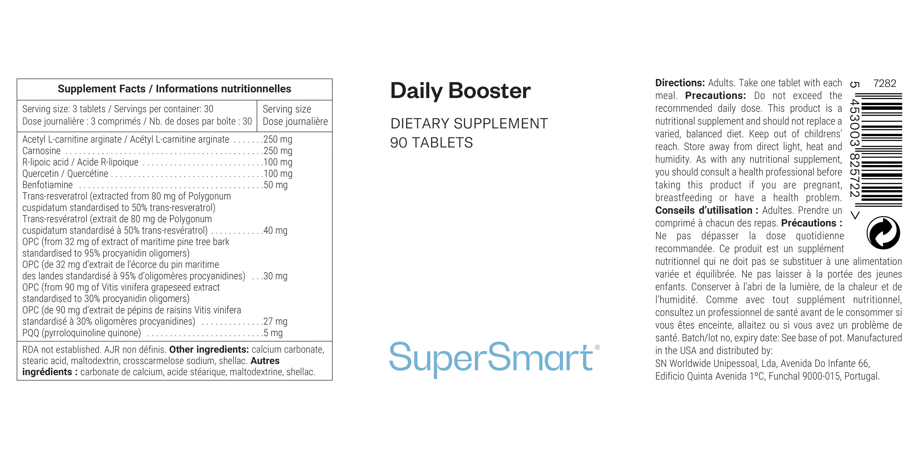 Nahrungsergänzungsmittel Daily Booster