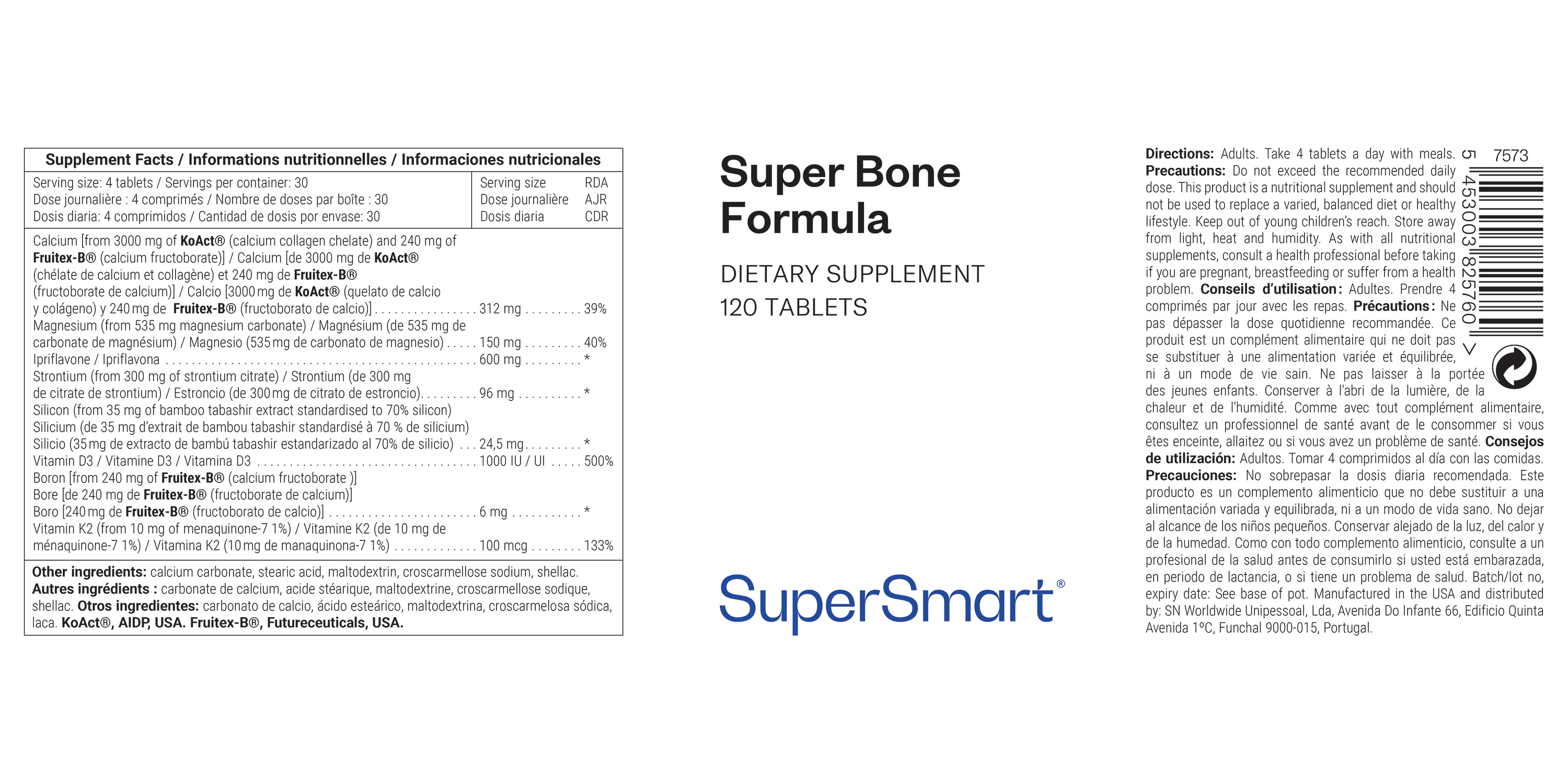 Super Bone Formula Supplément