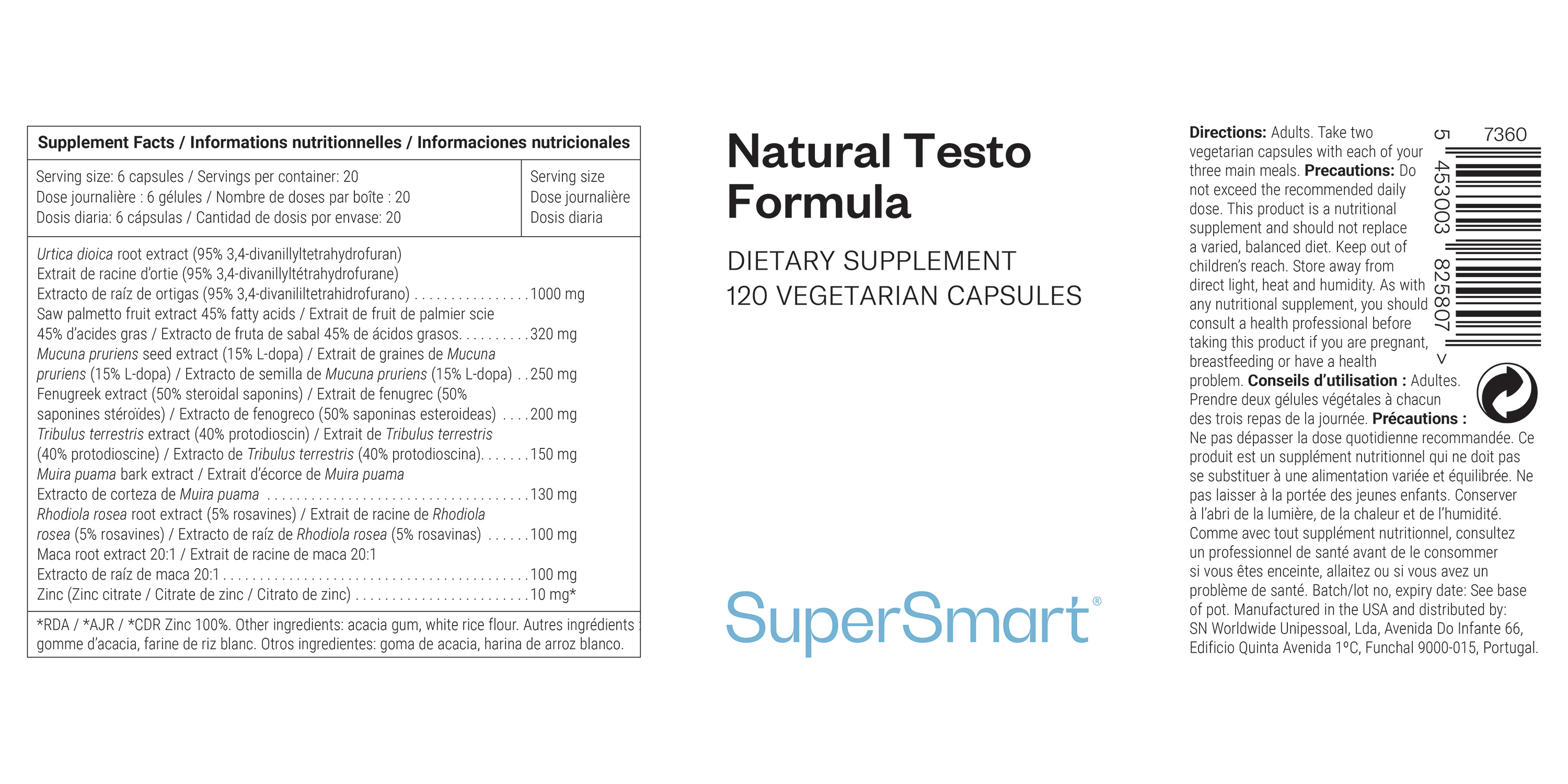 Natural testosterone-booster