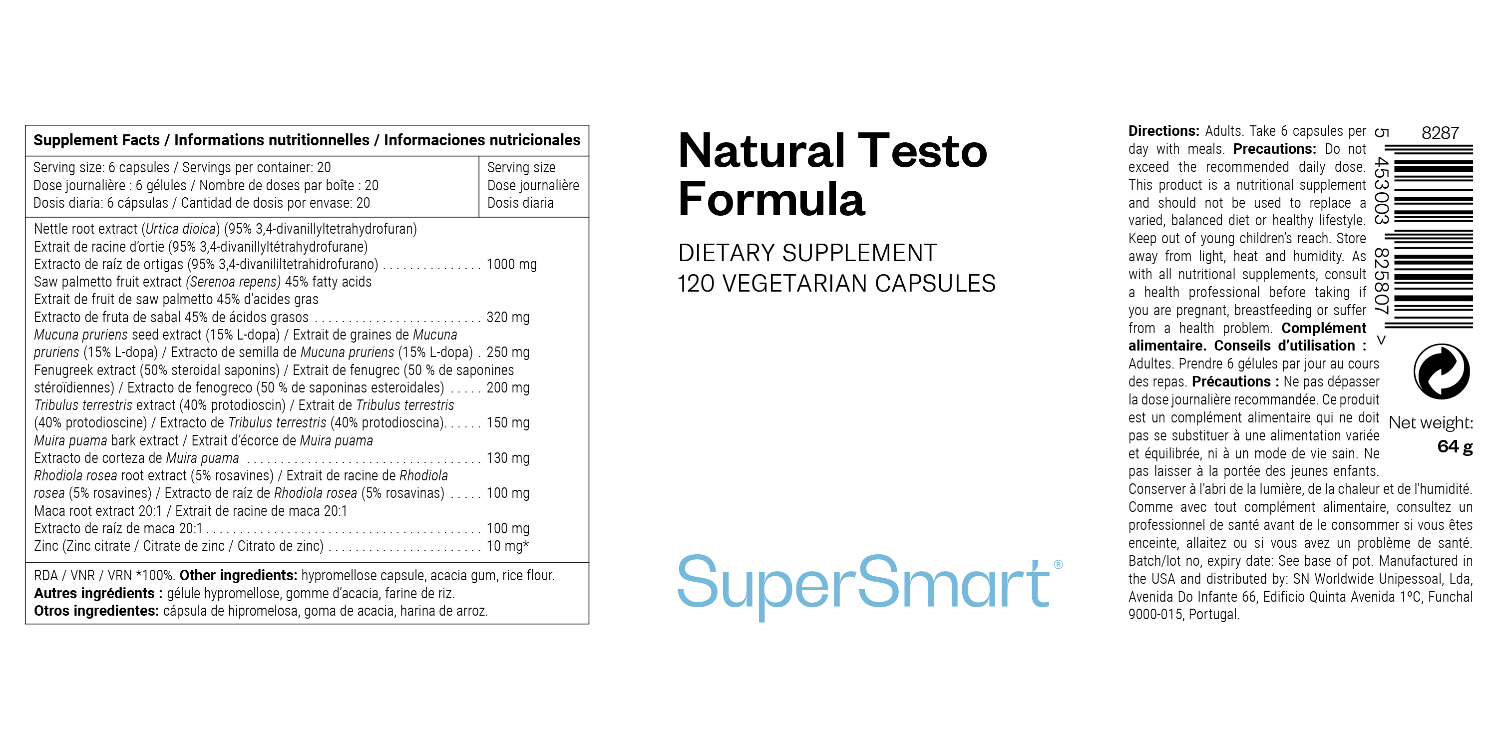 Booster de testostérone naturel
