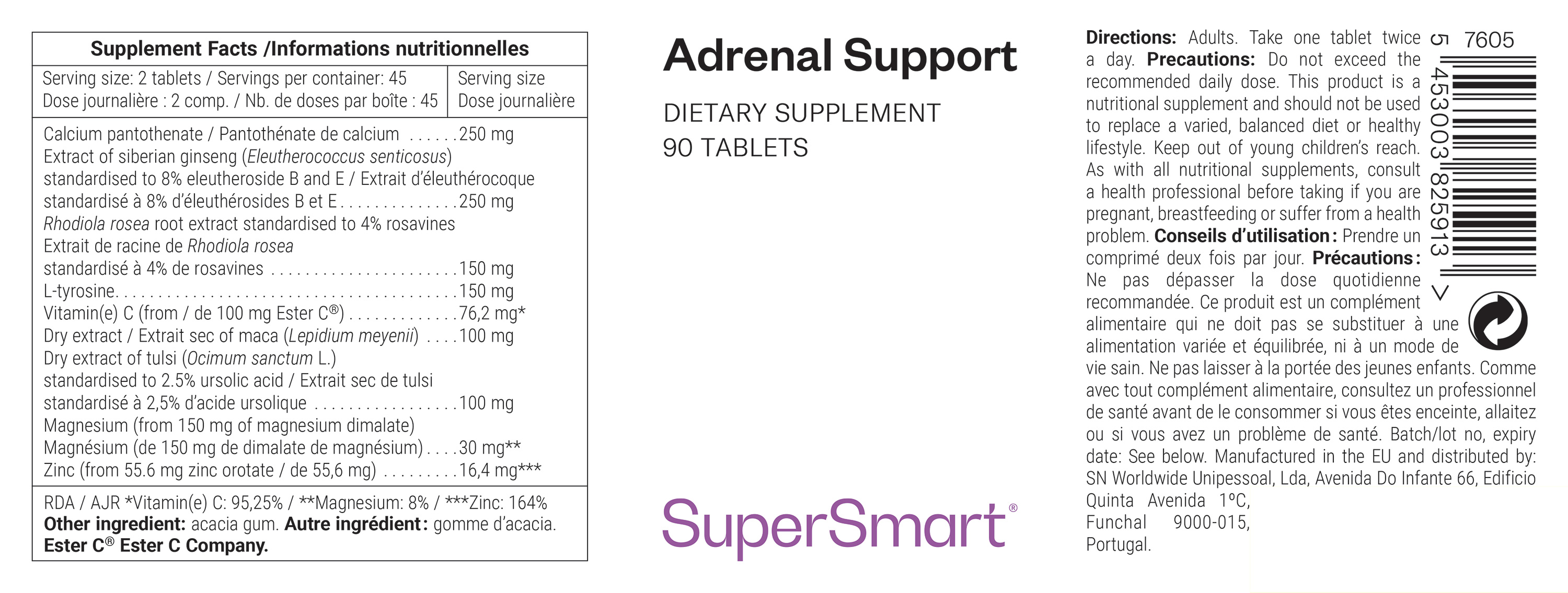 Adrenal Support Supplement