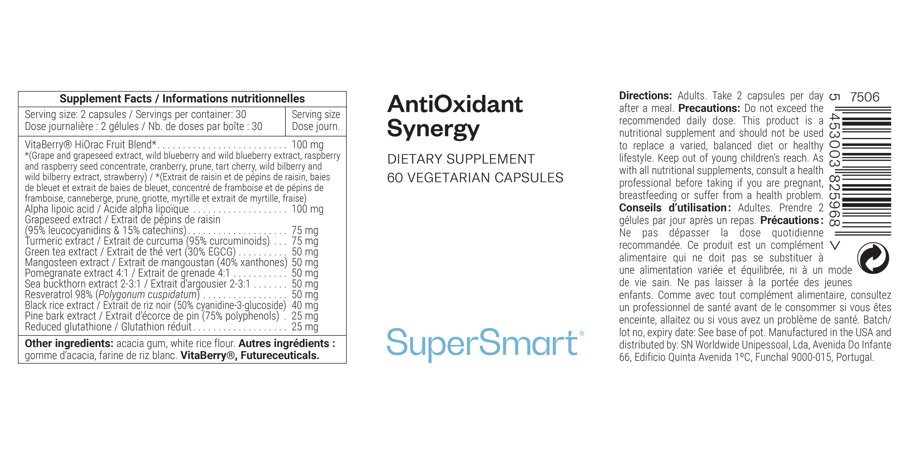 AntiOxidant Synergy Supplement