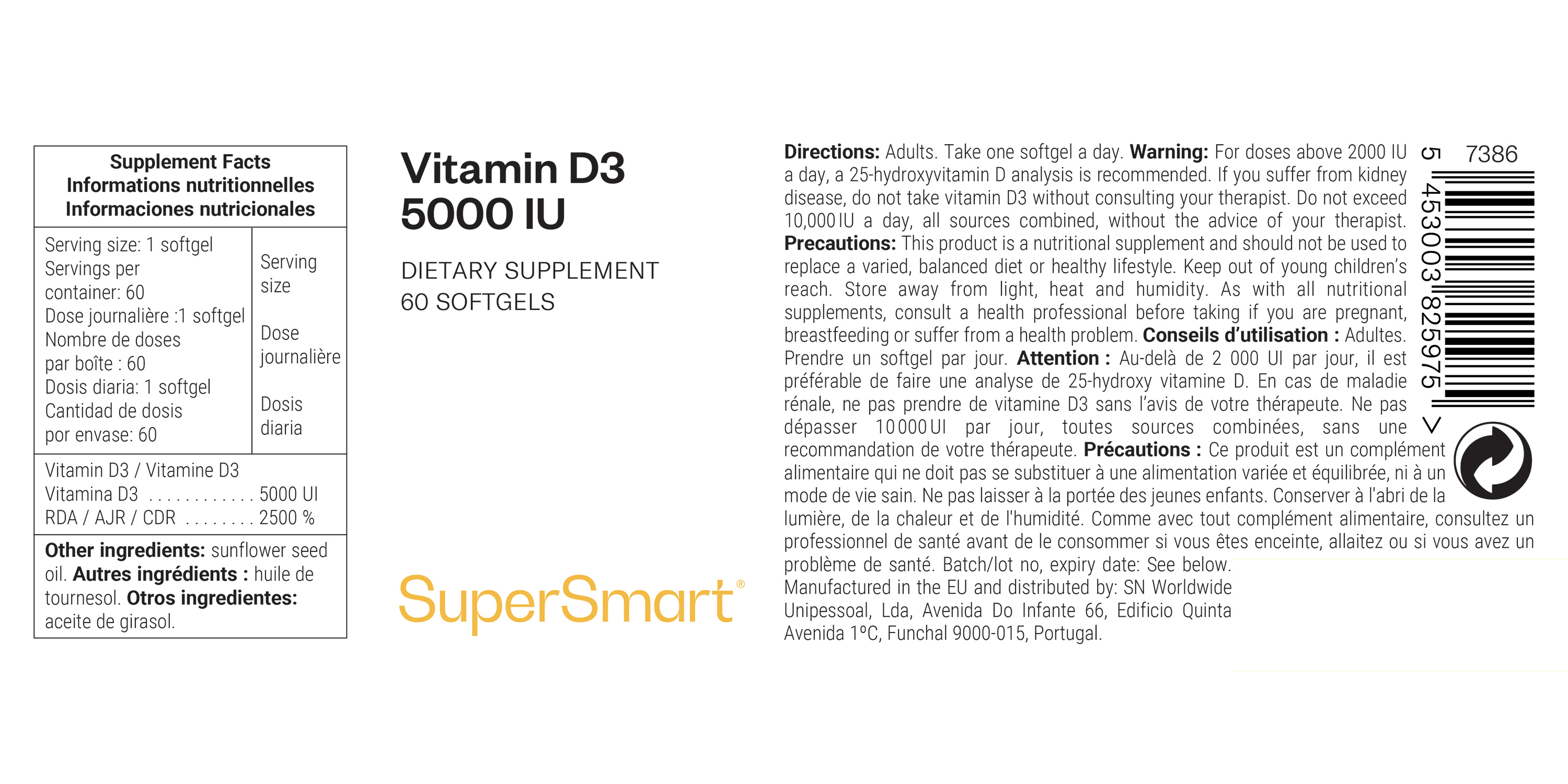 Vitamin D3 Supplement 