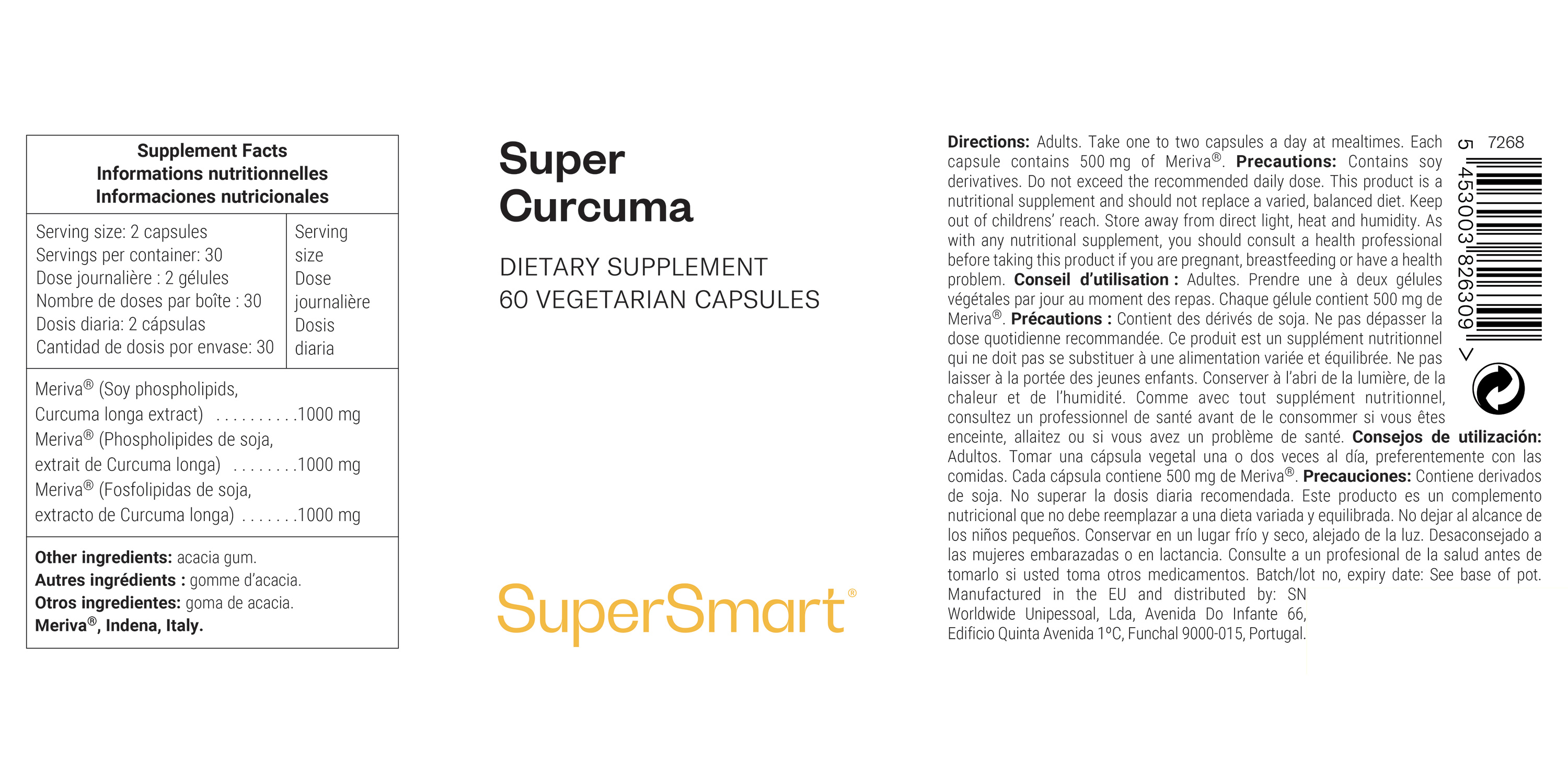 Complément Alimentaire de Curcuma