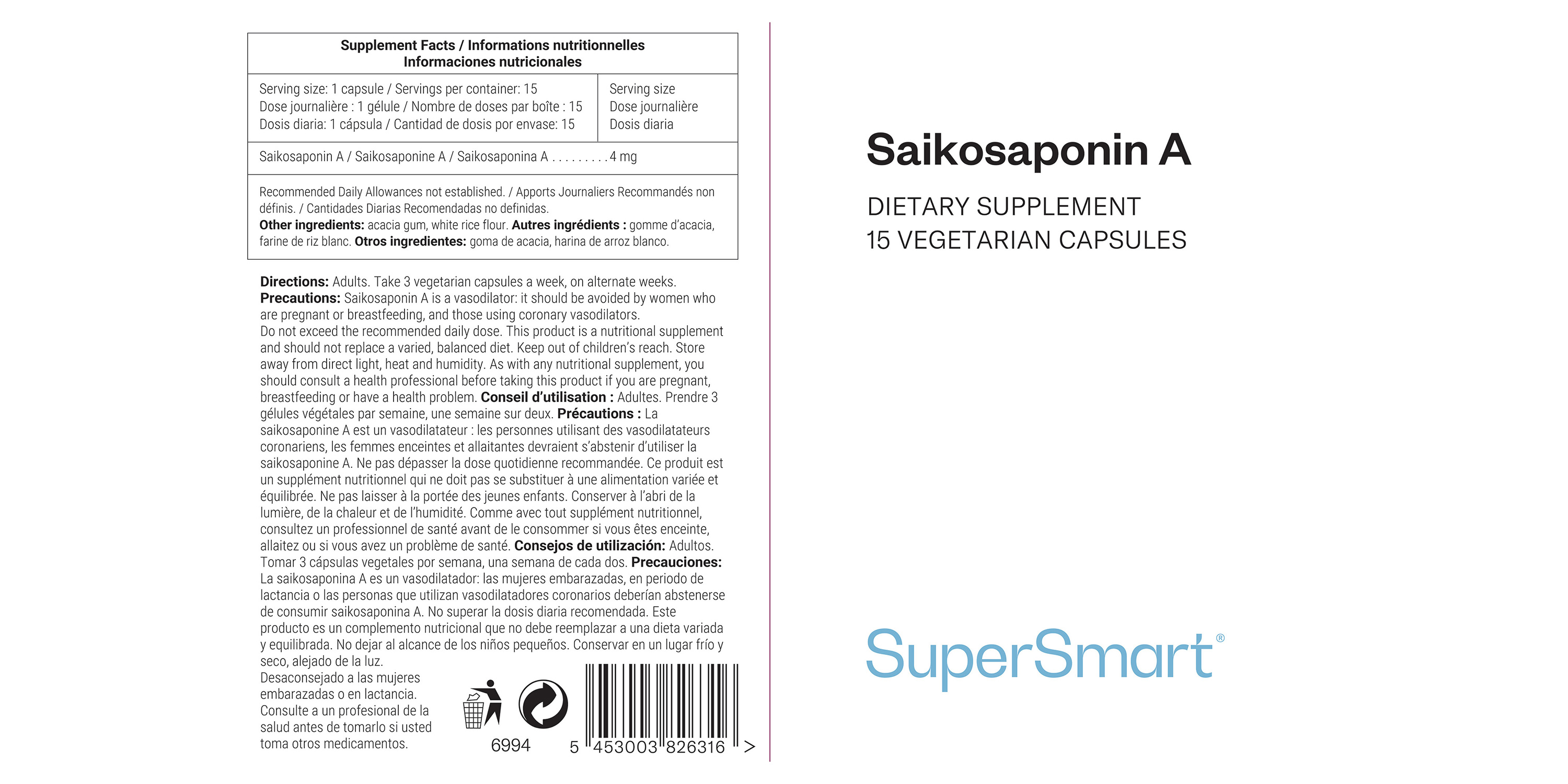 Saikosaponin A