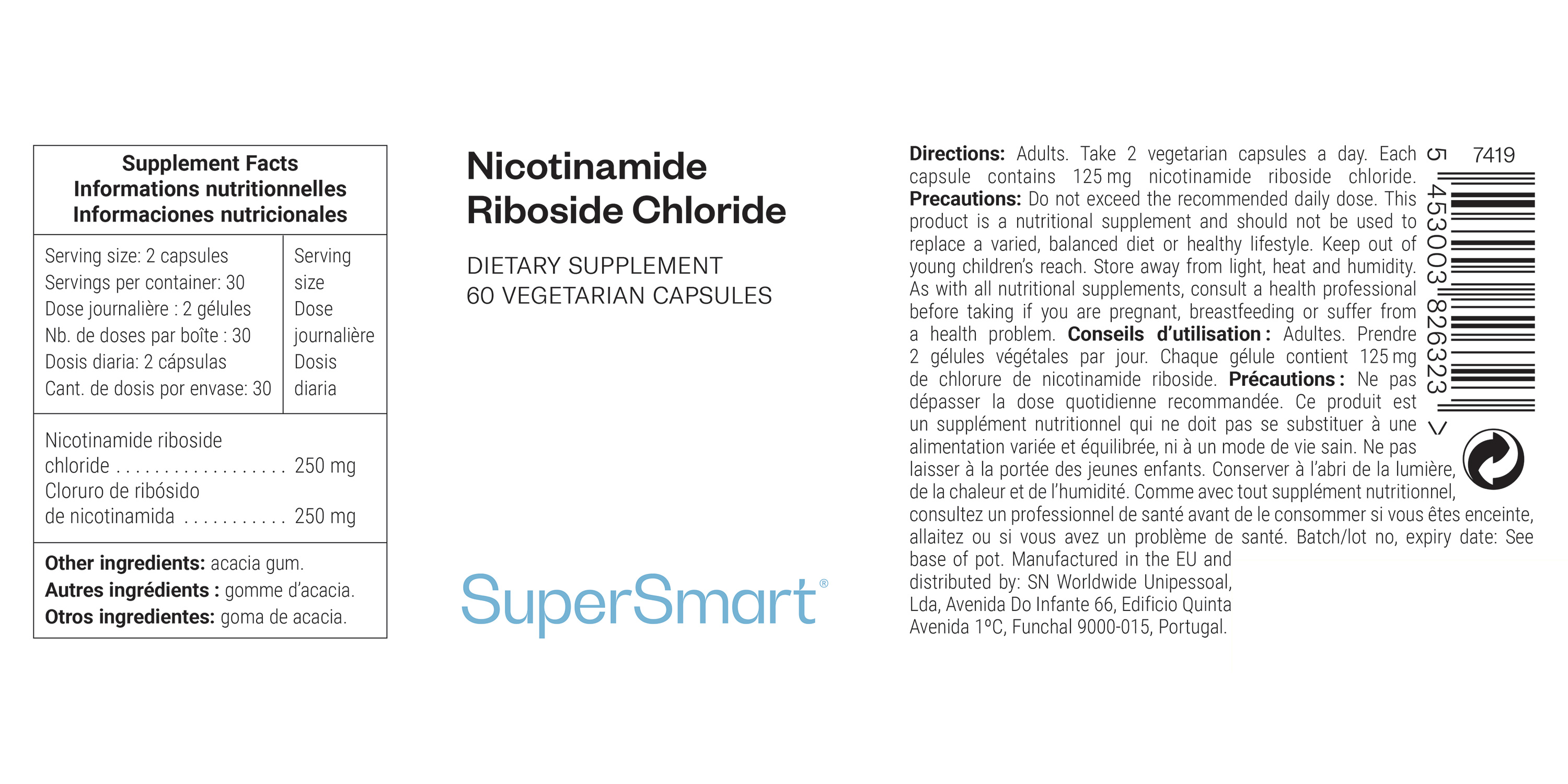 Nicotinamide Riboside Chloride