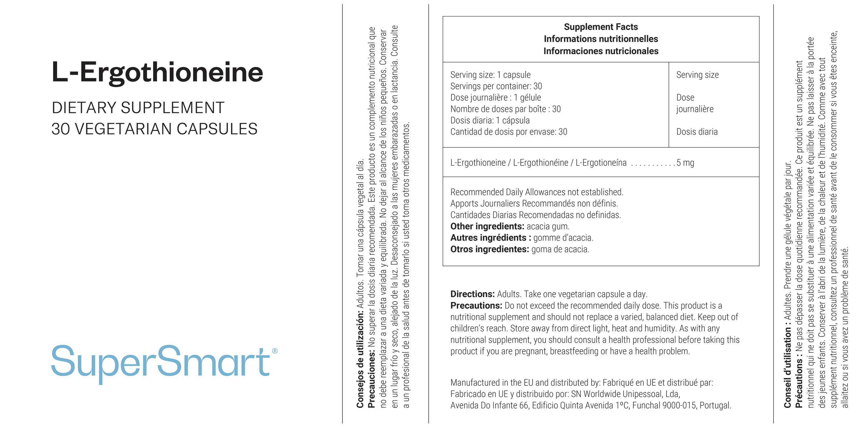 L-Ergothioneine 5 mg