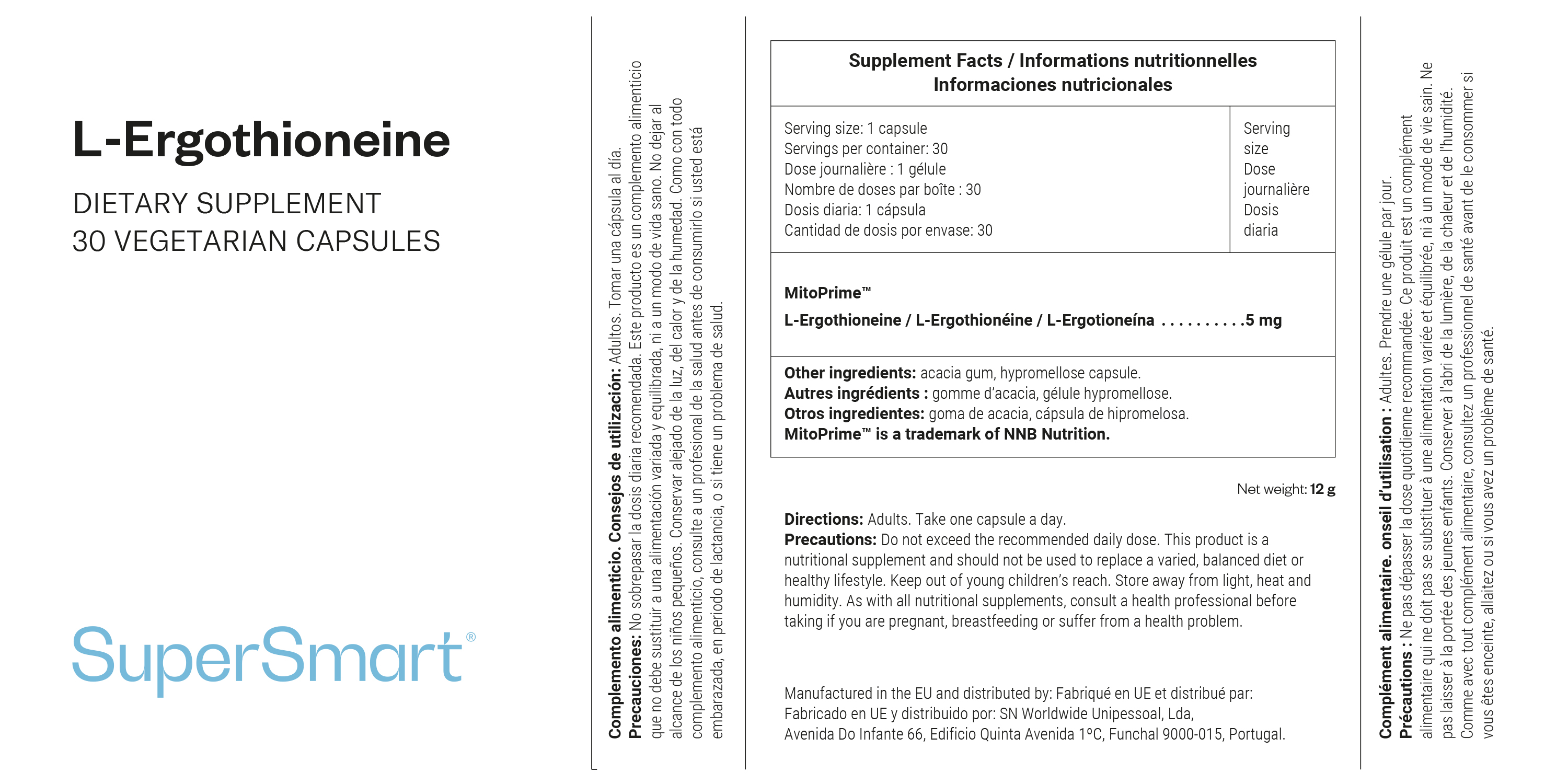 L-Ergothioneine Supplement