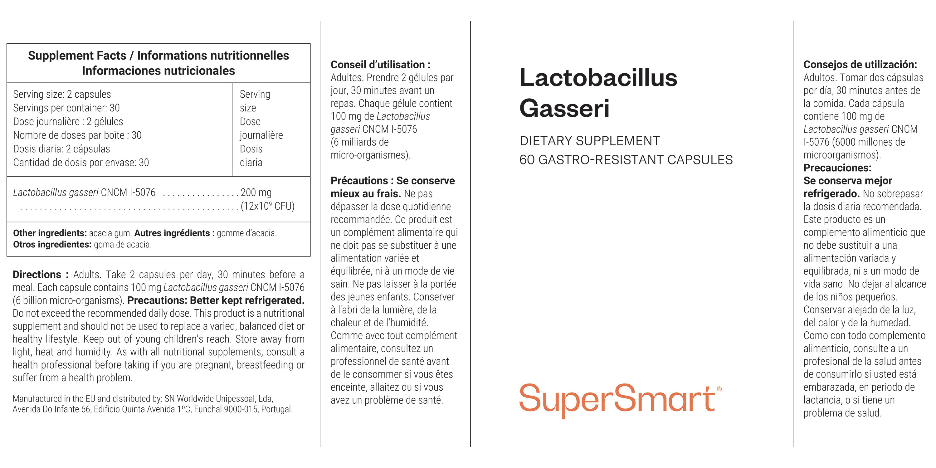 Integratore Lactobacillus Gasseri