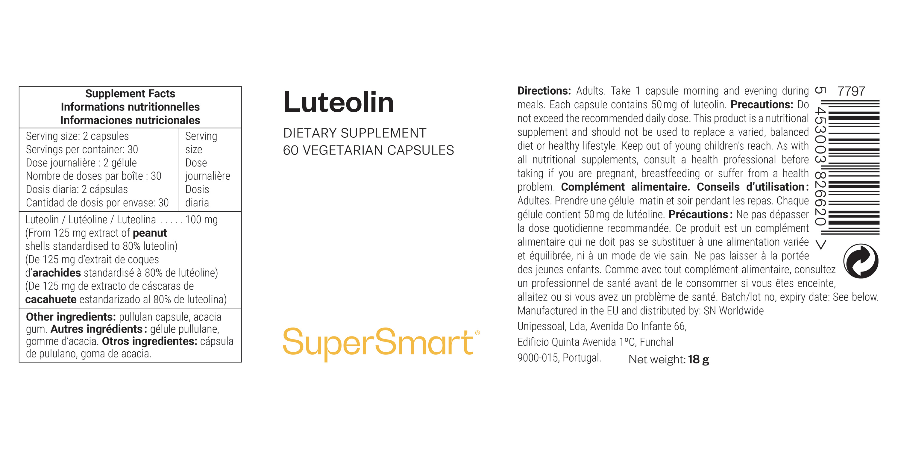 Complément Alimentaire de Luteoline