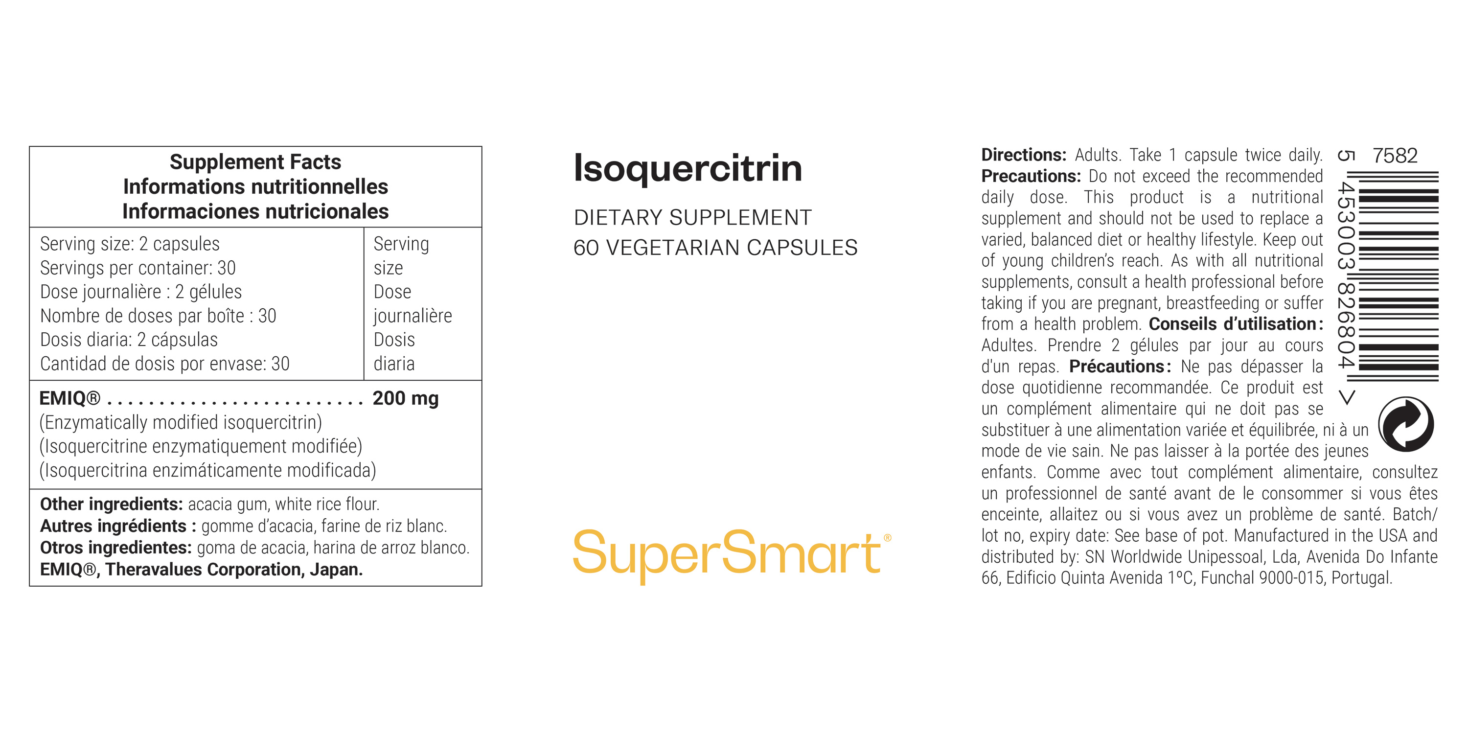 Complemento Natural de Isoquercitrina 