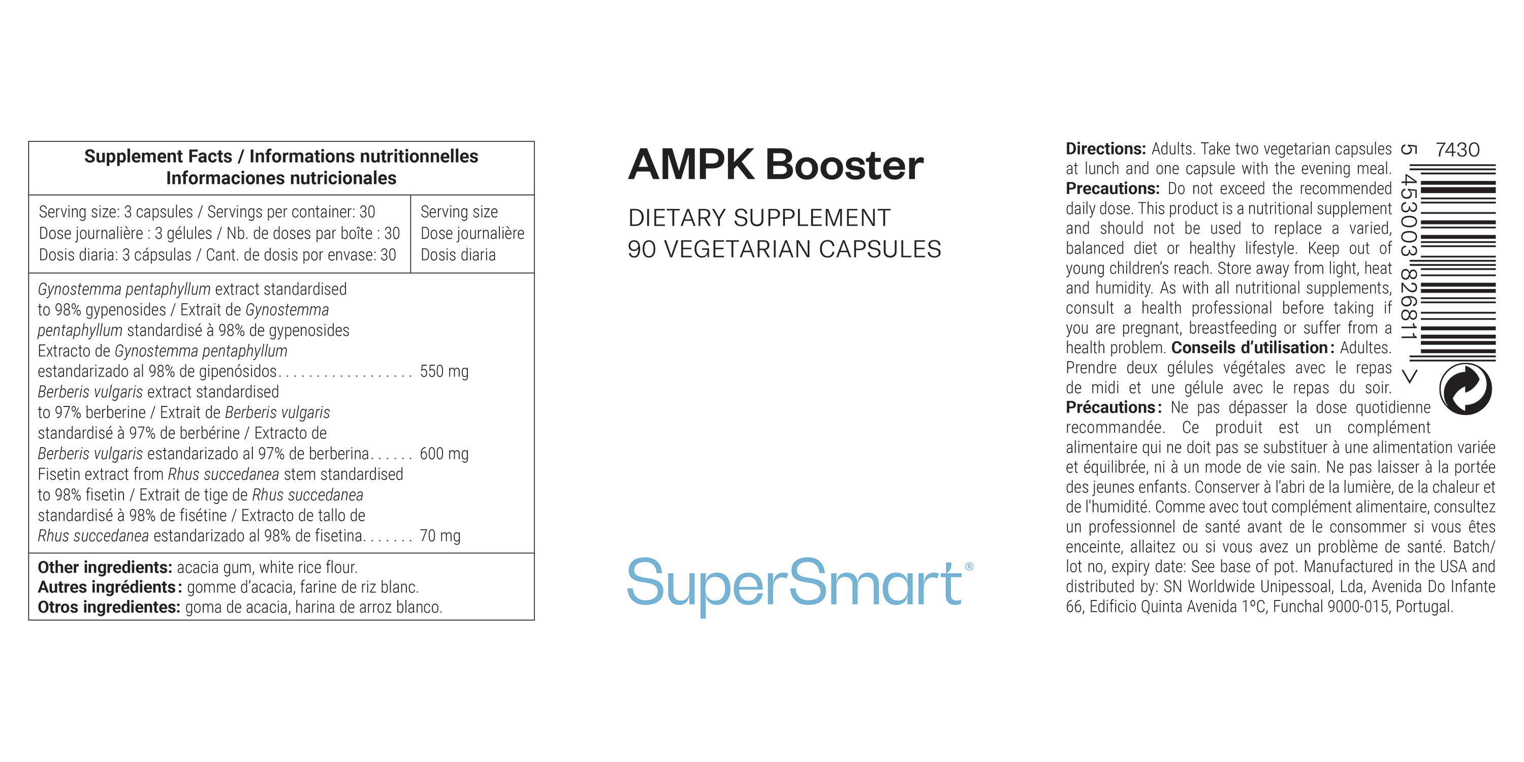 Supplément booster d'AMPK