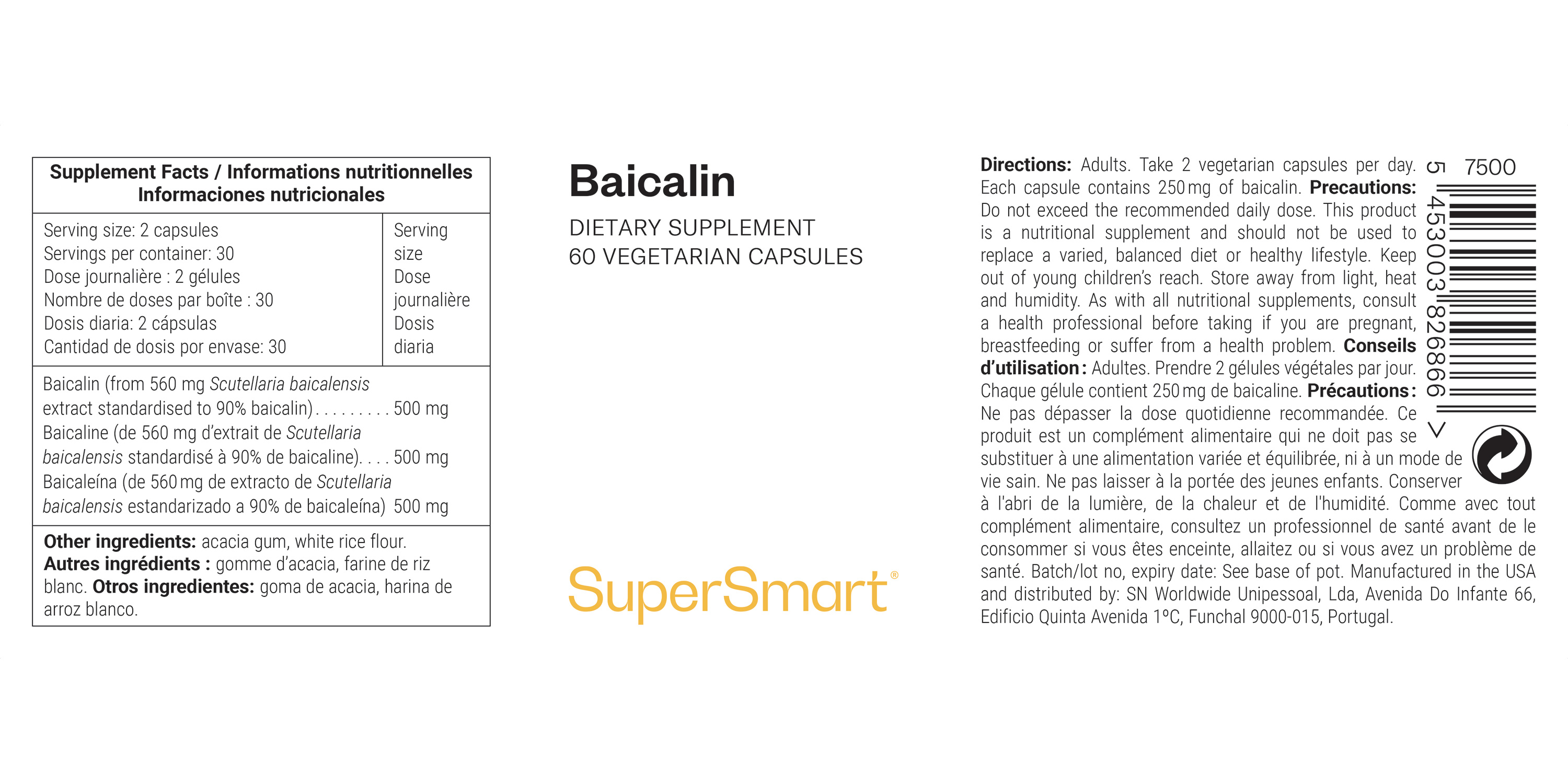 Baicalin Supplement