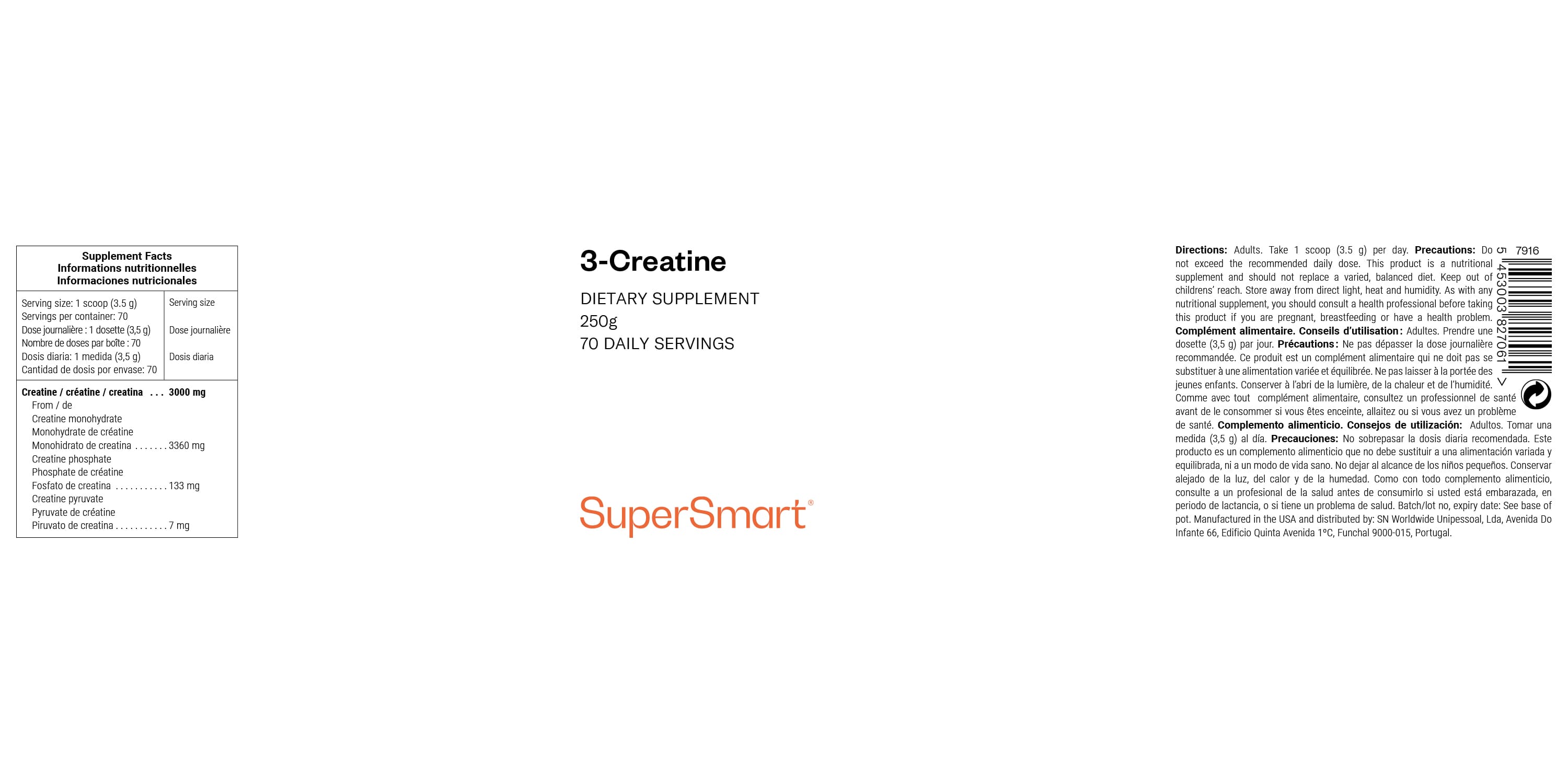 3-Creatine Supplement