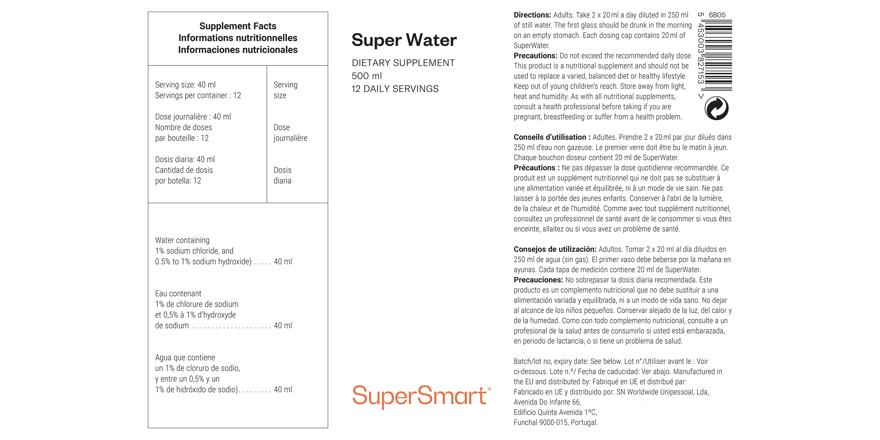 Suplemento SuperWater