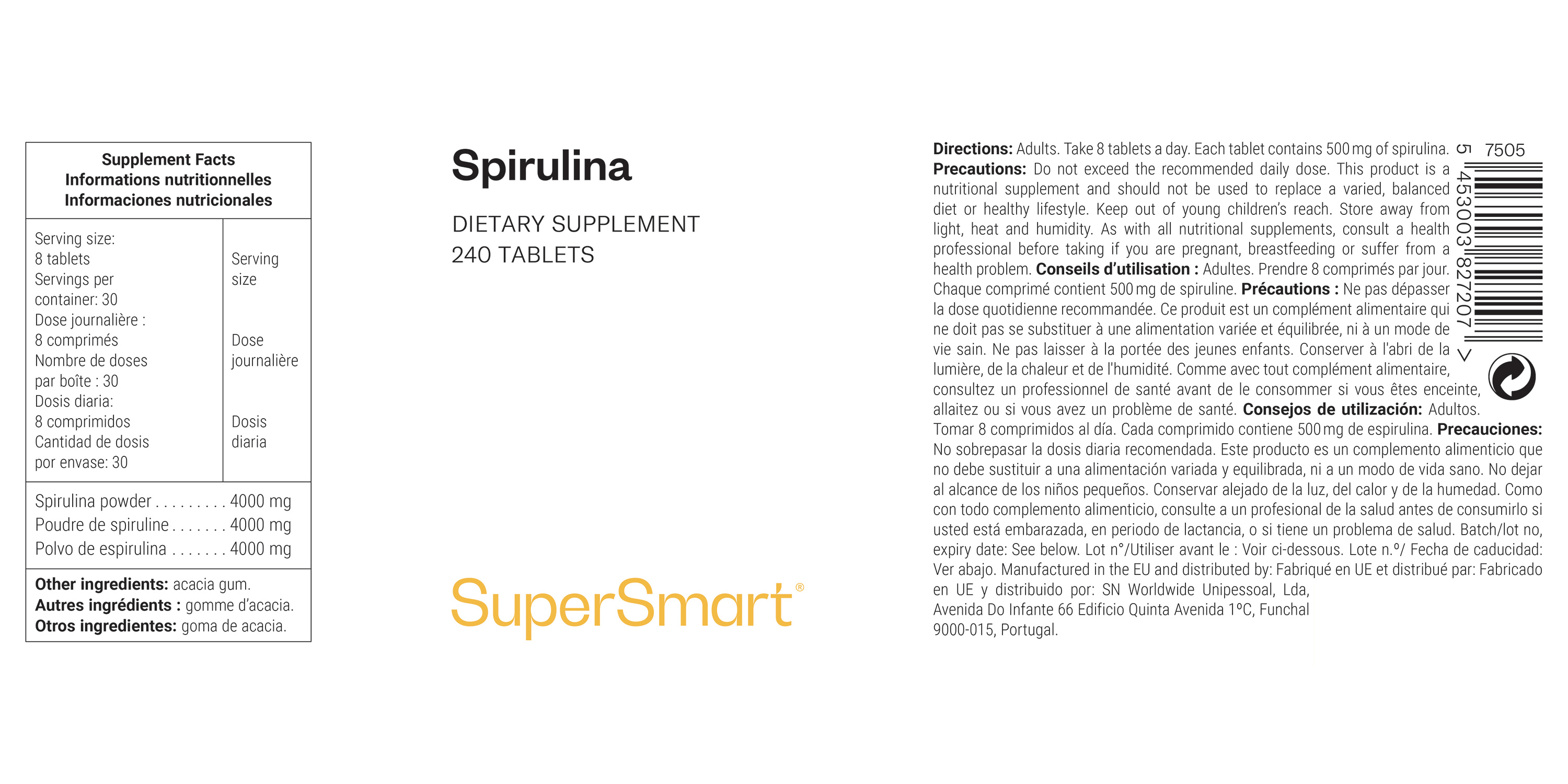 Spirulina Supplement