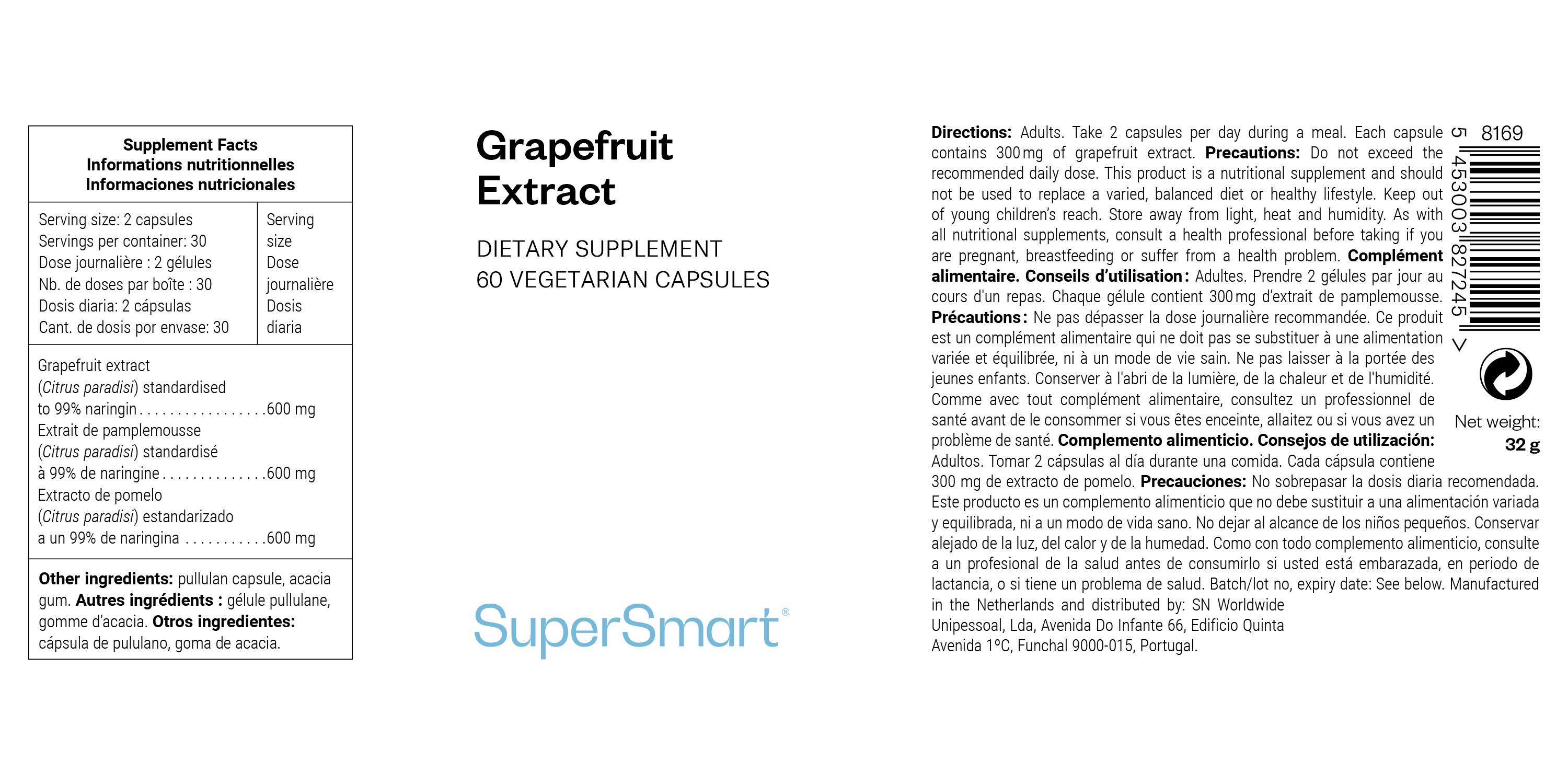 Complément Grapefruit Extract