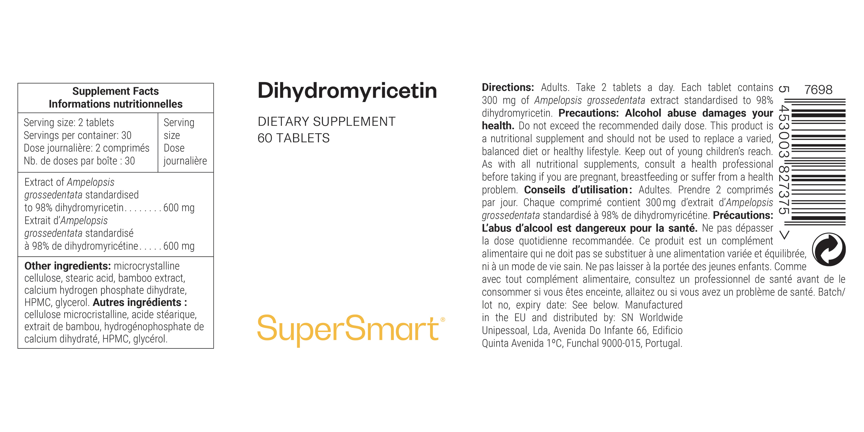 Dihydromyricetin 300 mg