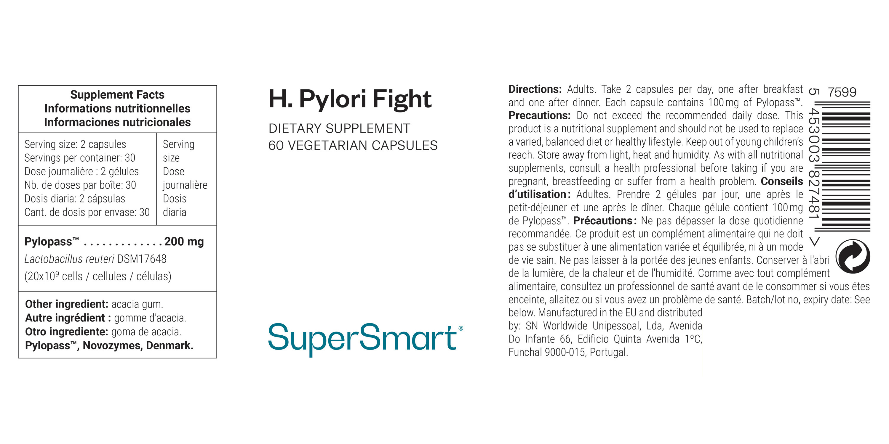 H. Pylori Fight Supplement 