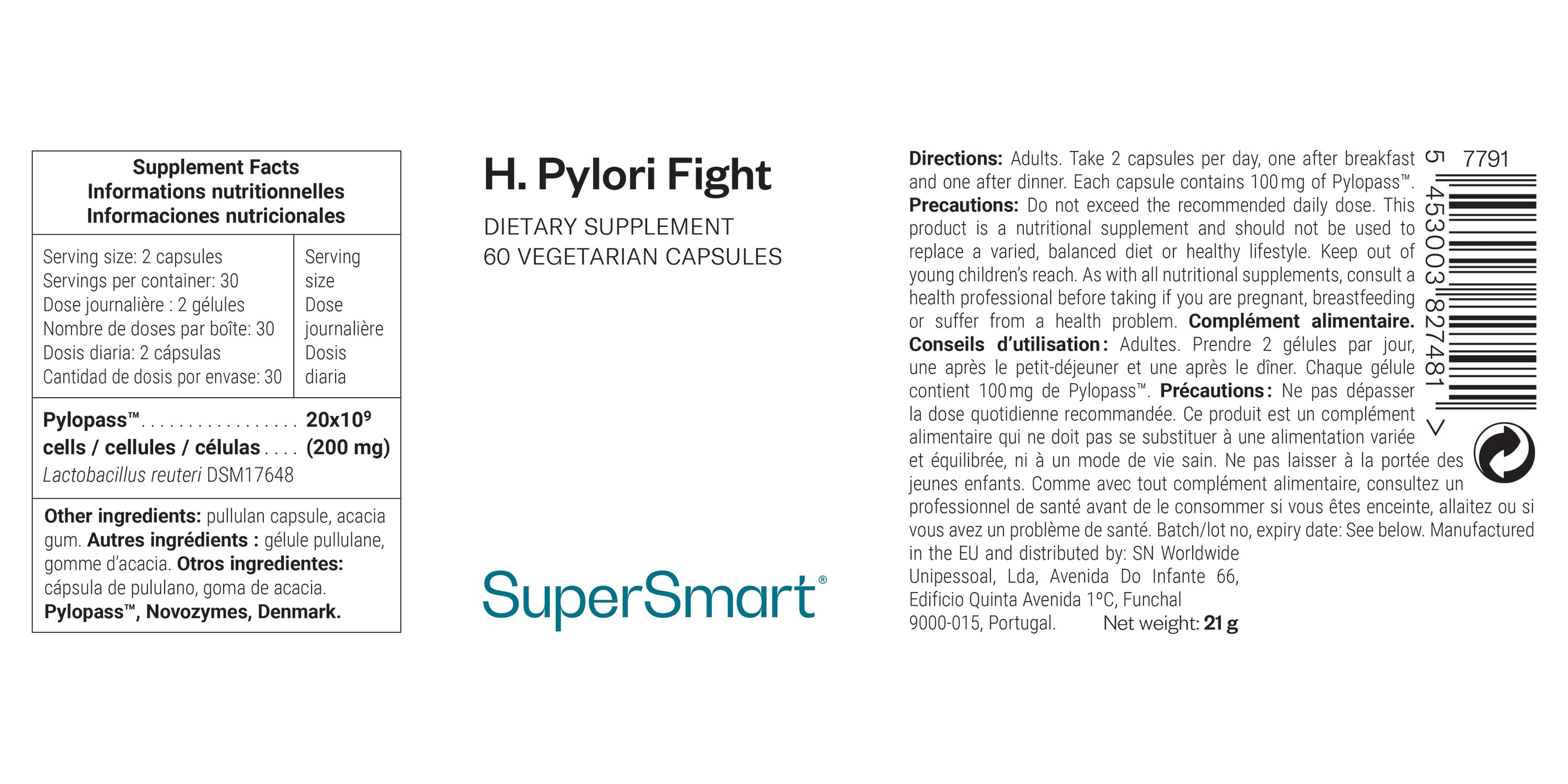 H. Pylori Fight Supplement 
