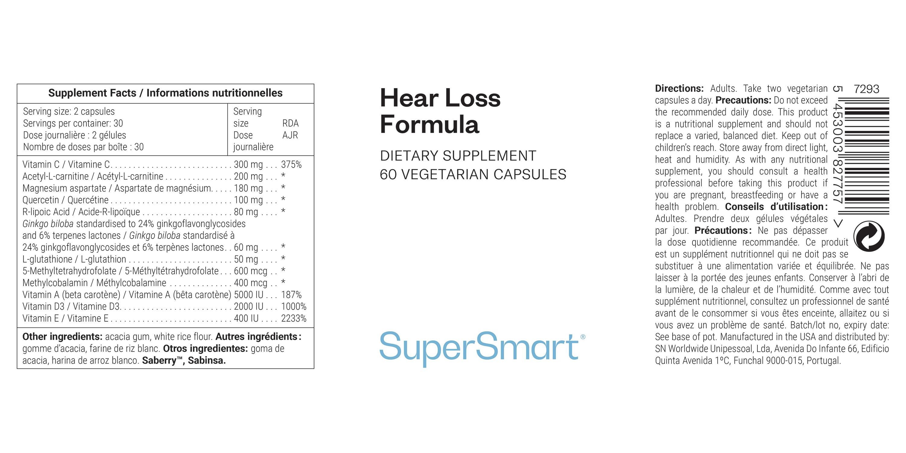 Hear Loss Formula Supplement