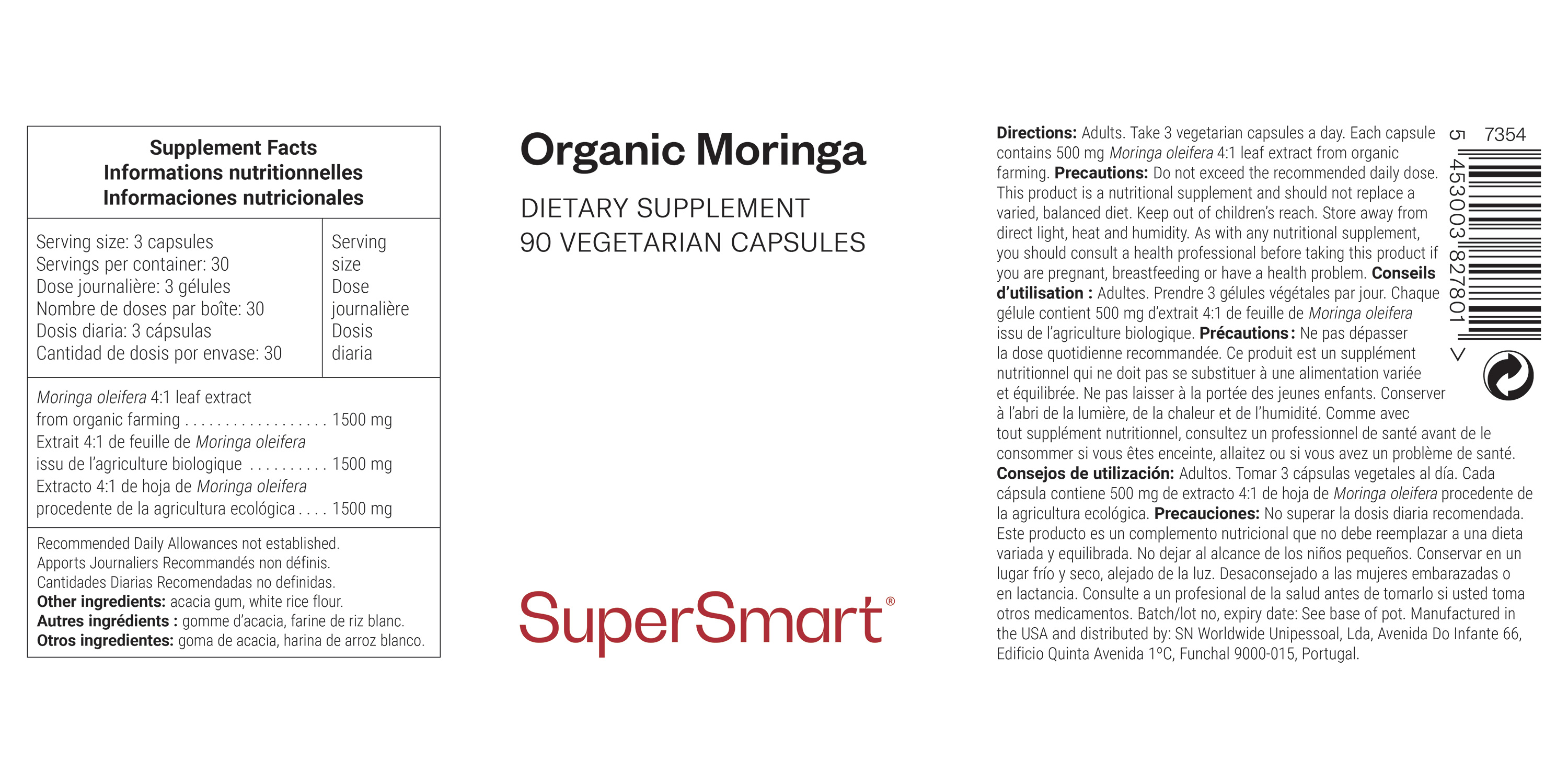 Organic Moringa Supplement