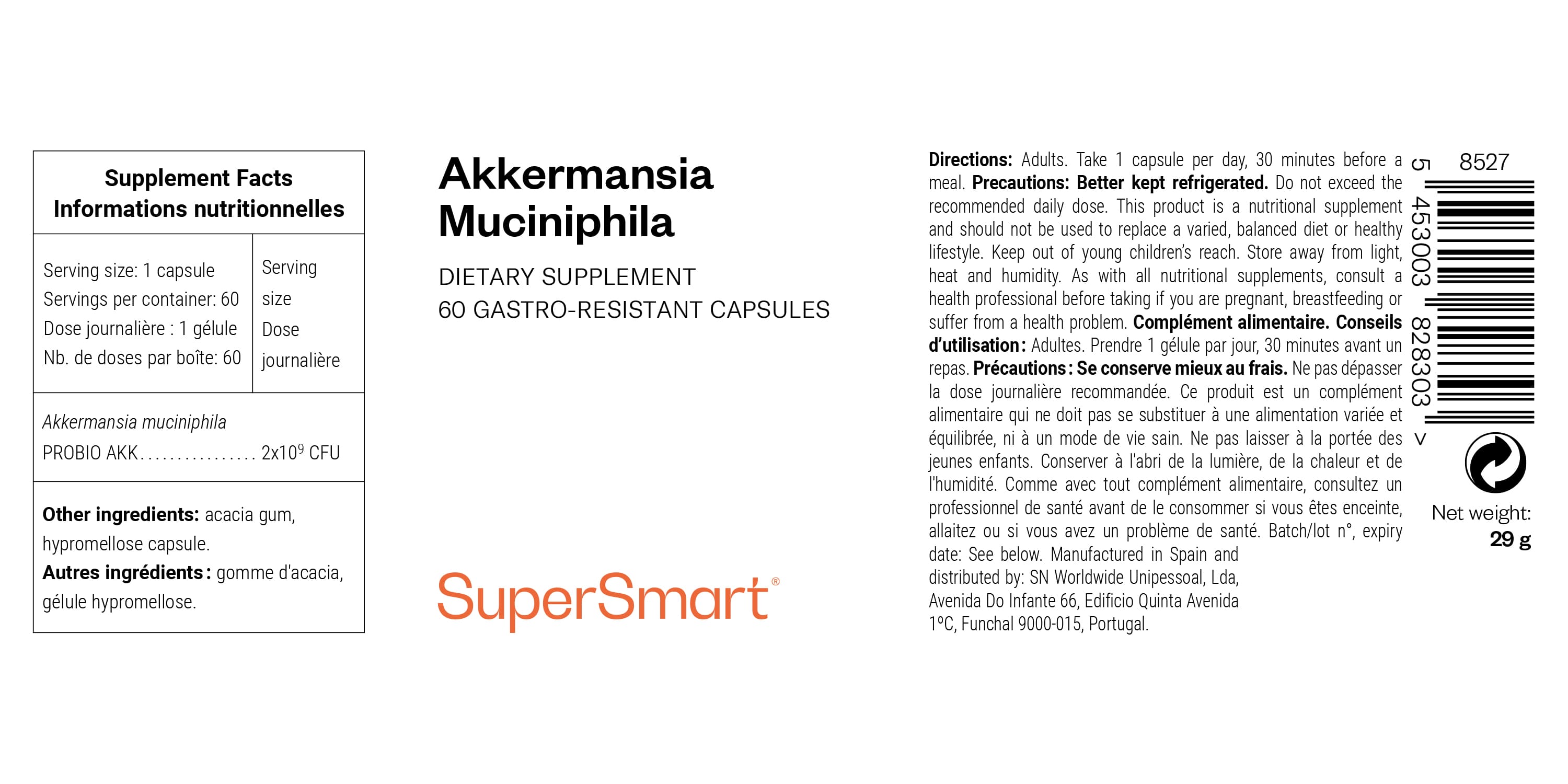 Probiotique Akkermansia Muciniphila