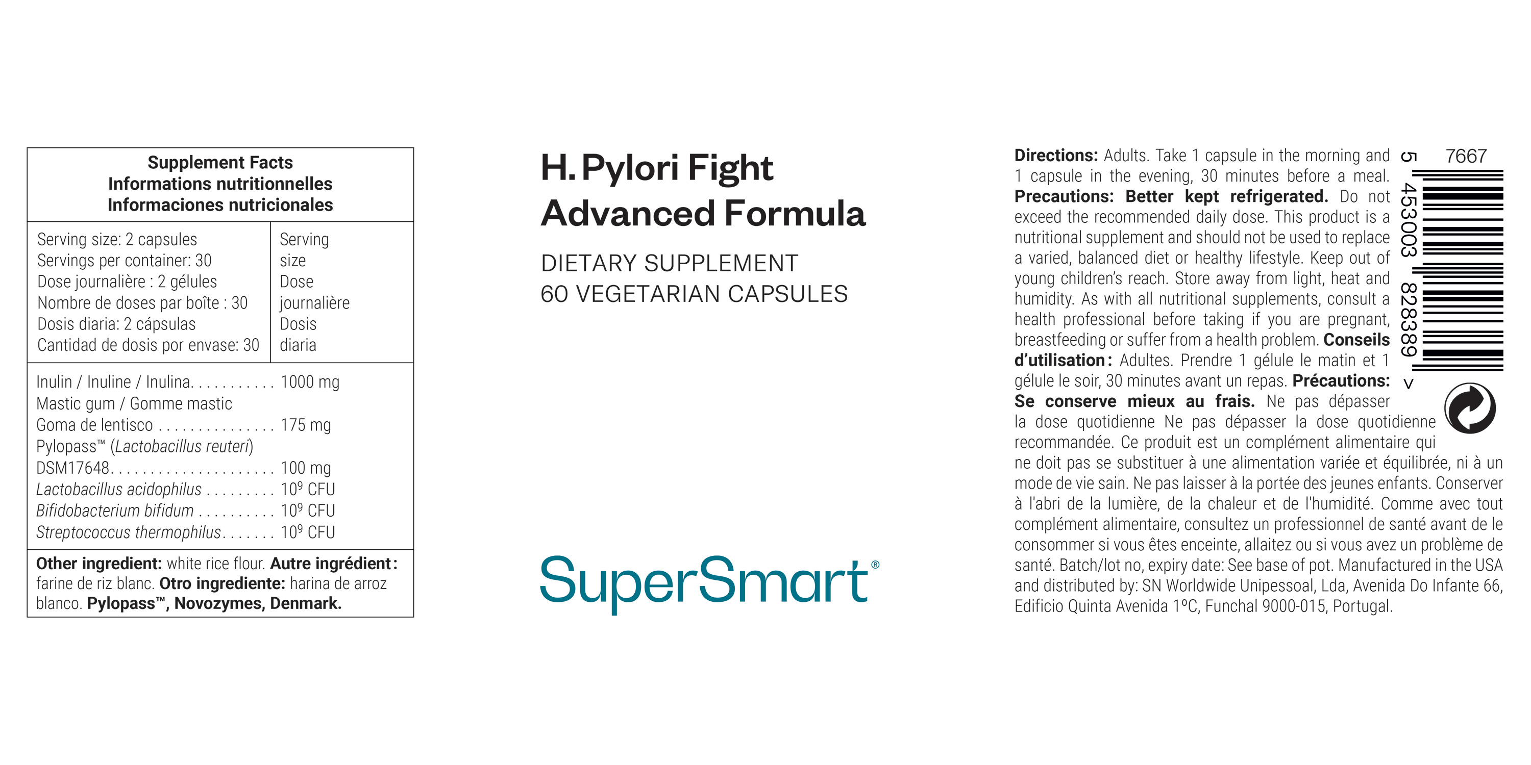 Natuurlijke bestrijding van Helicobacter pylori 