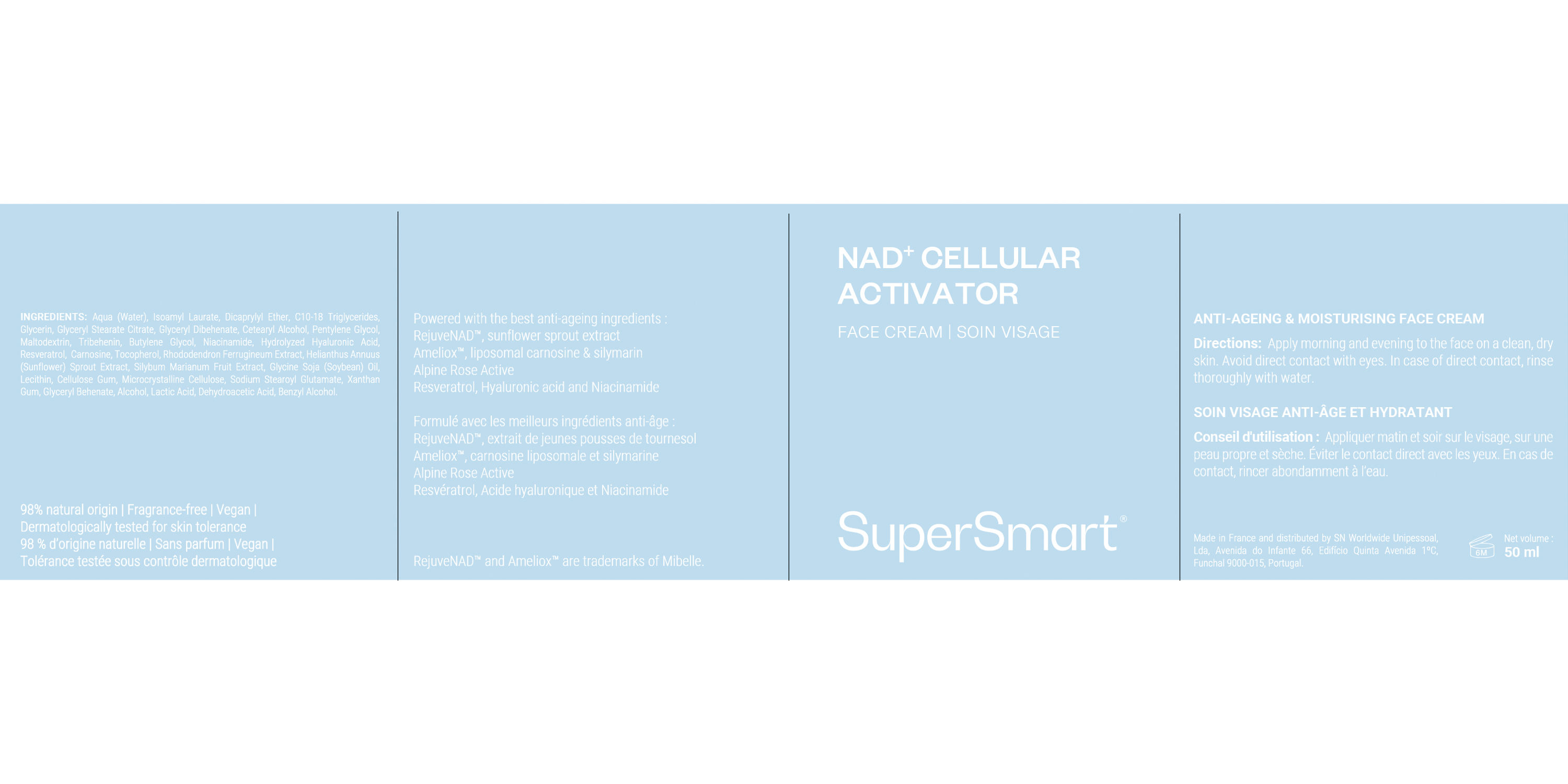 Anti-ageing face cream