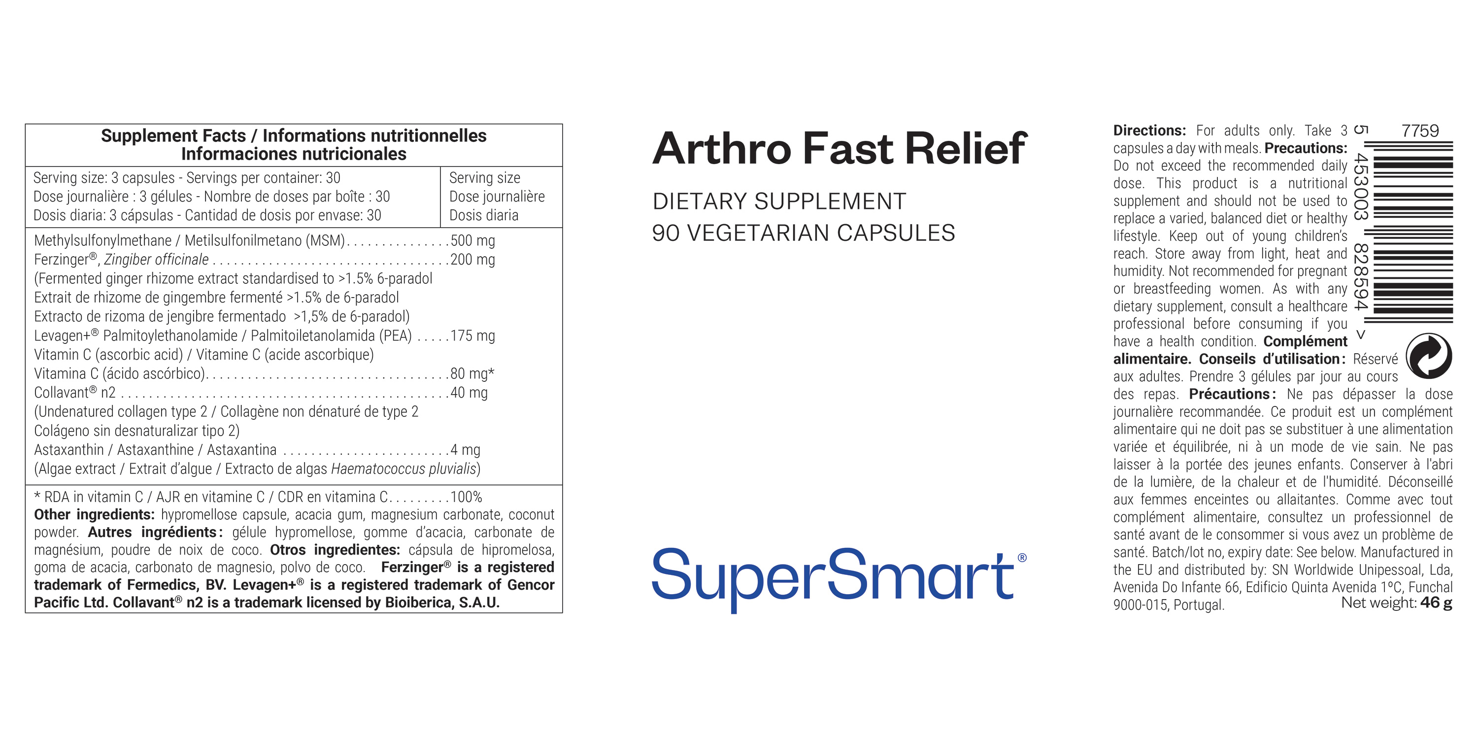 Dietary supplement for joints
