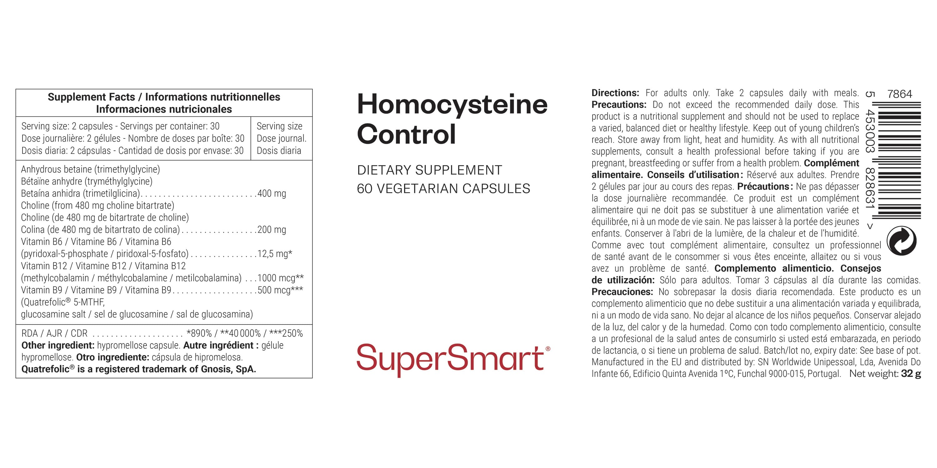 Traitement naturel contre l'homocystéine élevée