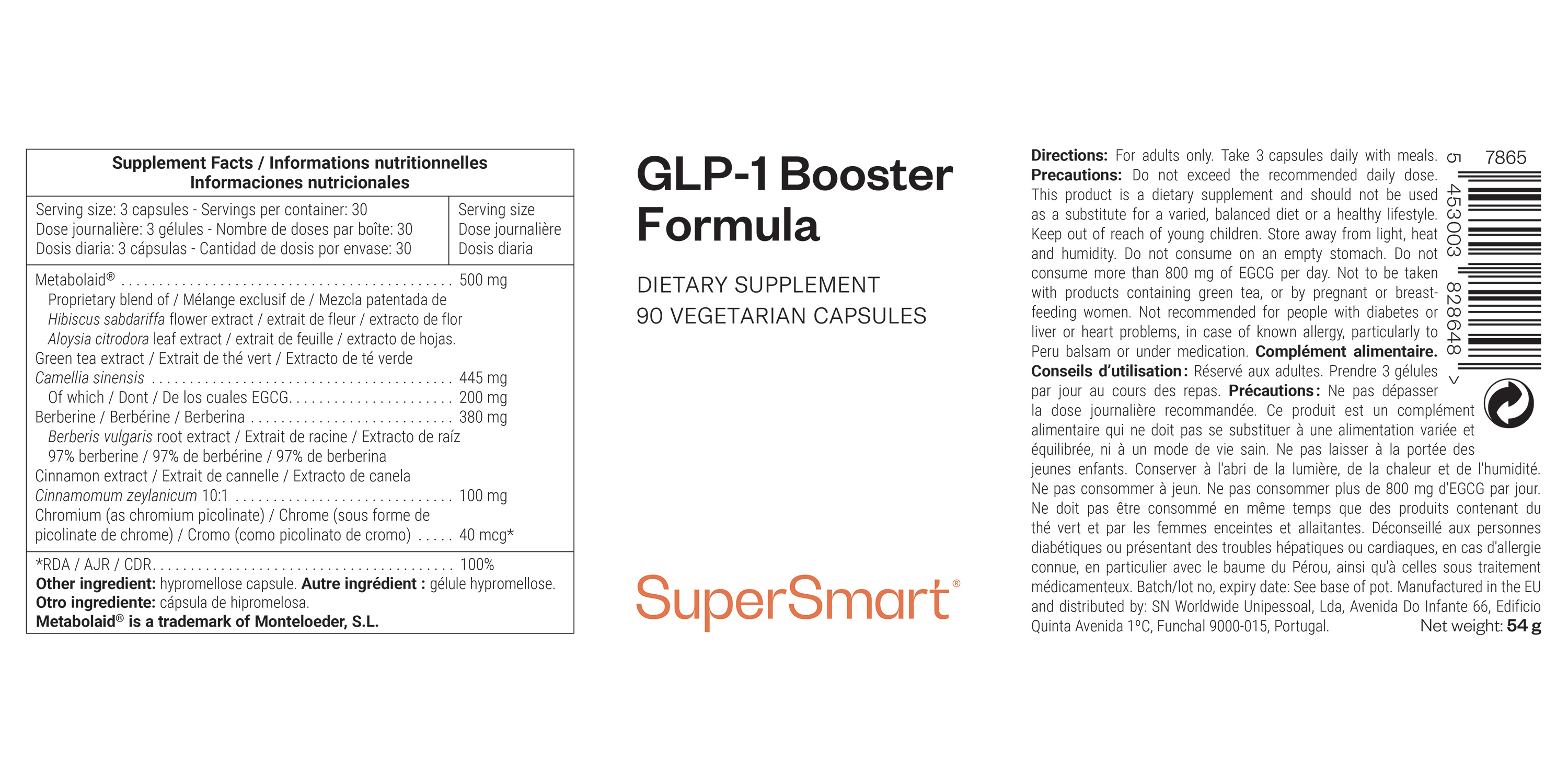 Natural GLP-1 activator for weight loss