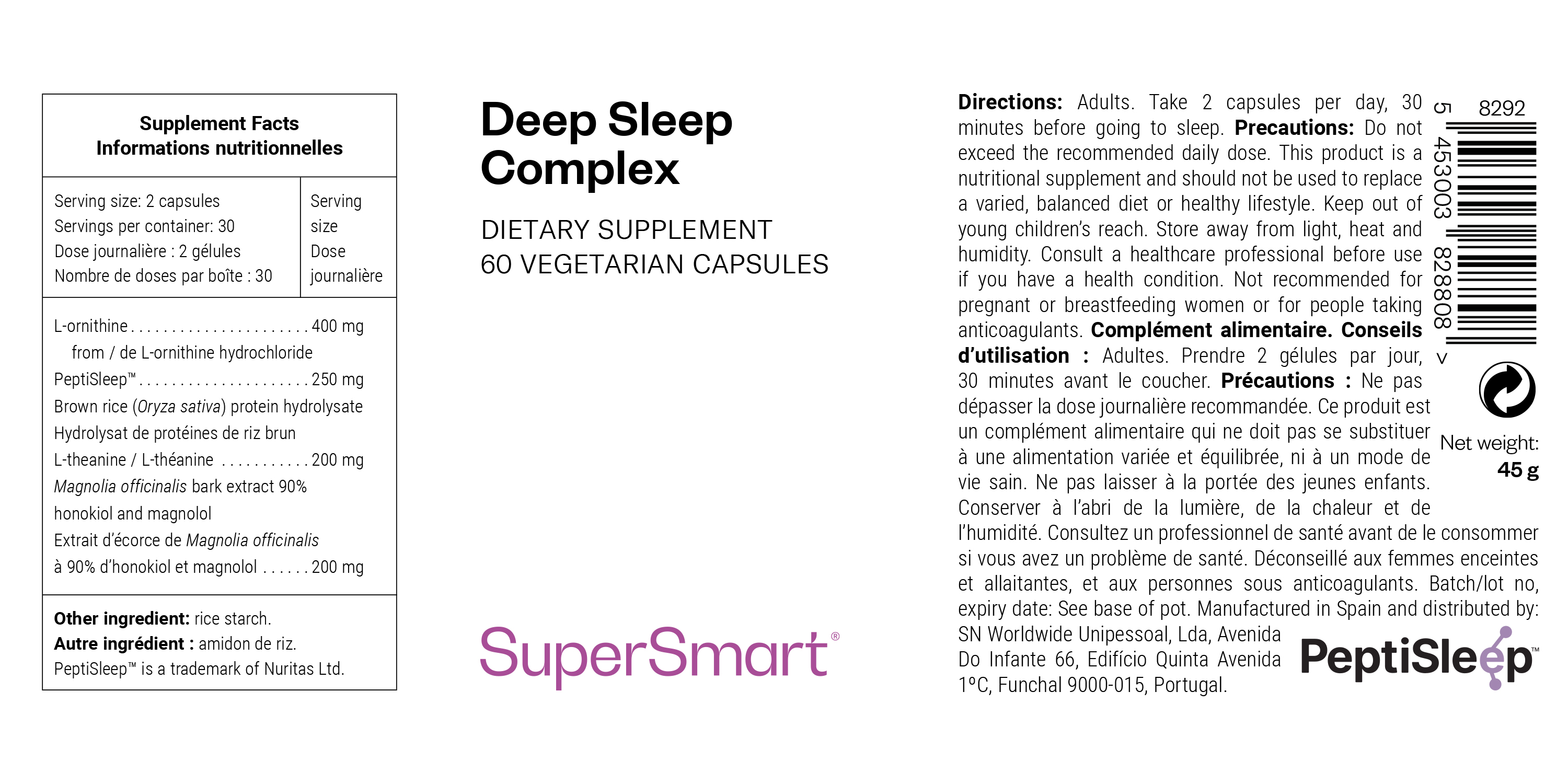 Nahrungsergänzungsmittel gegen nächtliches Aufwachen