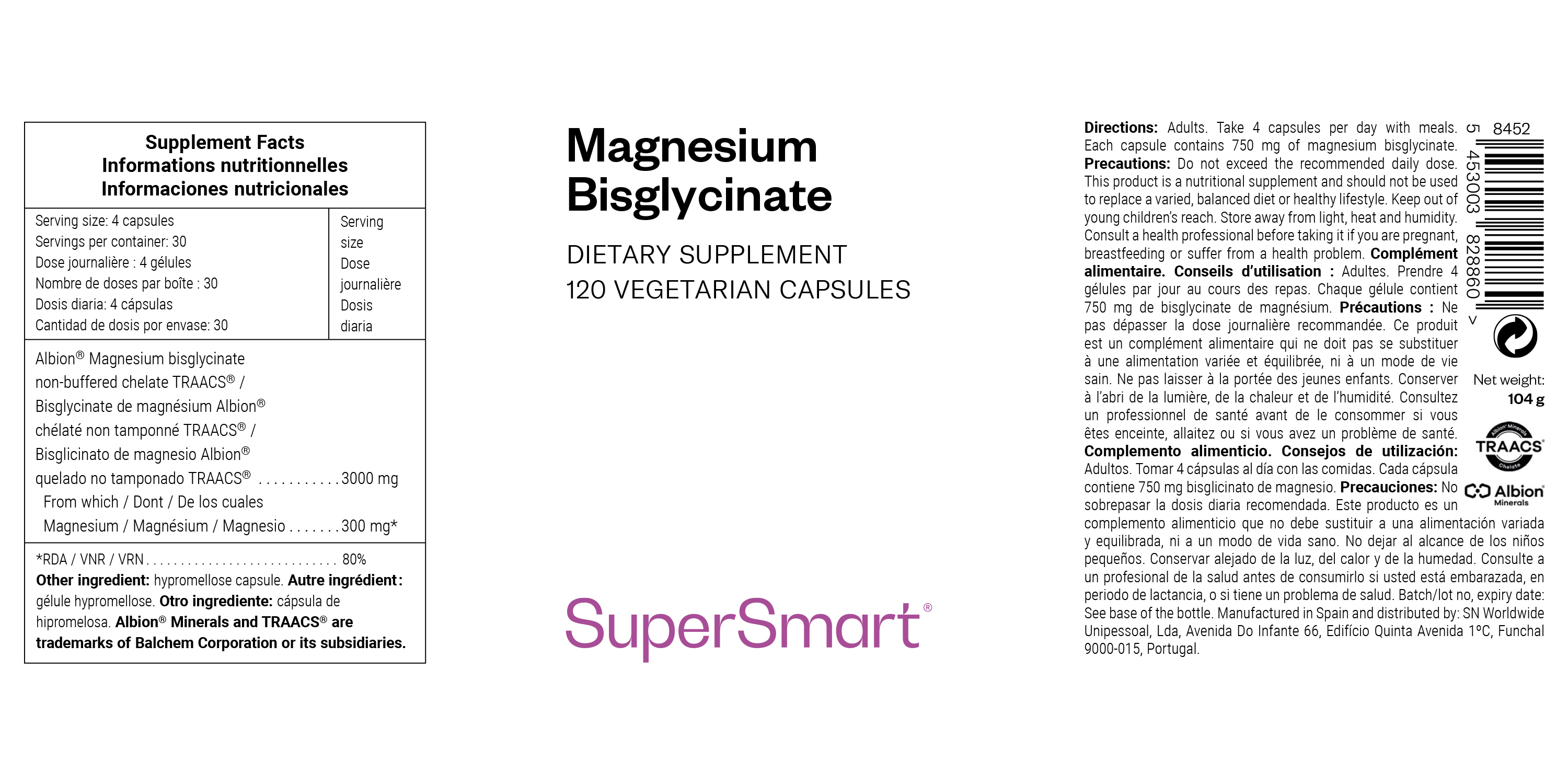 Meilleur bisglycinate de magnésium en gélules