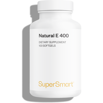 Natural E 400 suplemento alimentar, forma natural de d-alfa tocoferol, vitamina E